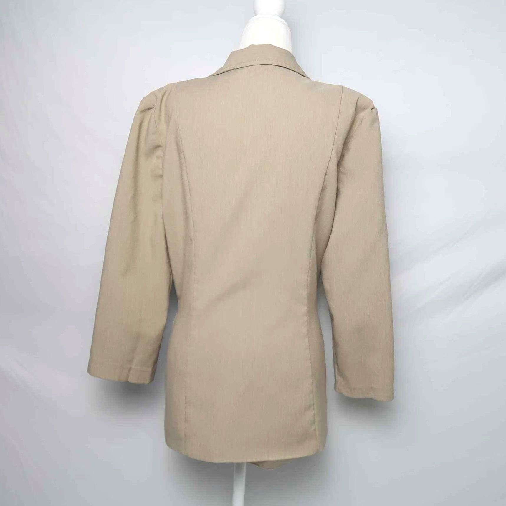 Vintage VINTAGE Star City tan tie front blazer Jacket Blazer M Mens Size M / US 6-8 / IT 42-44 - 4 Thumbnail