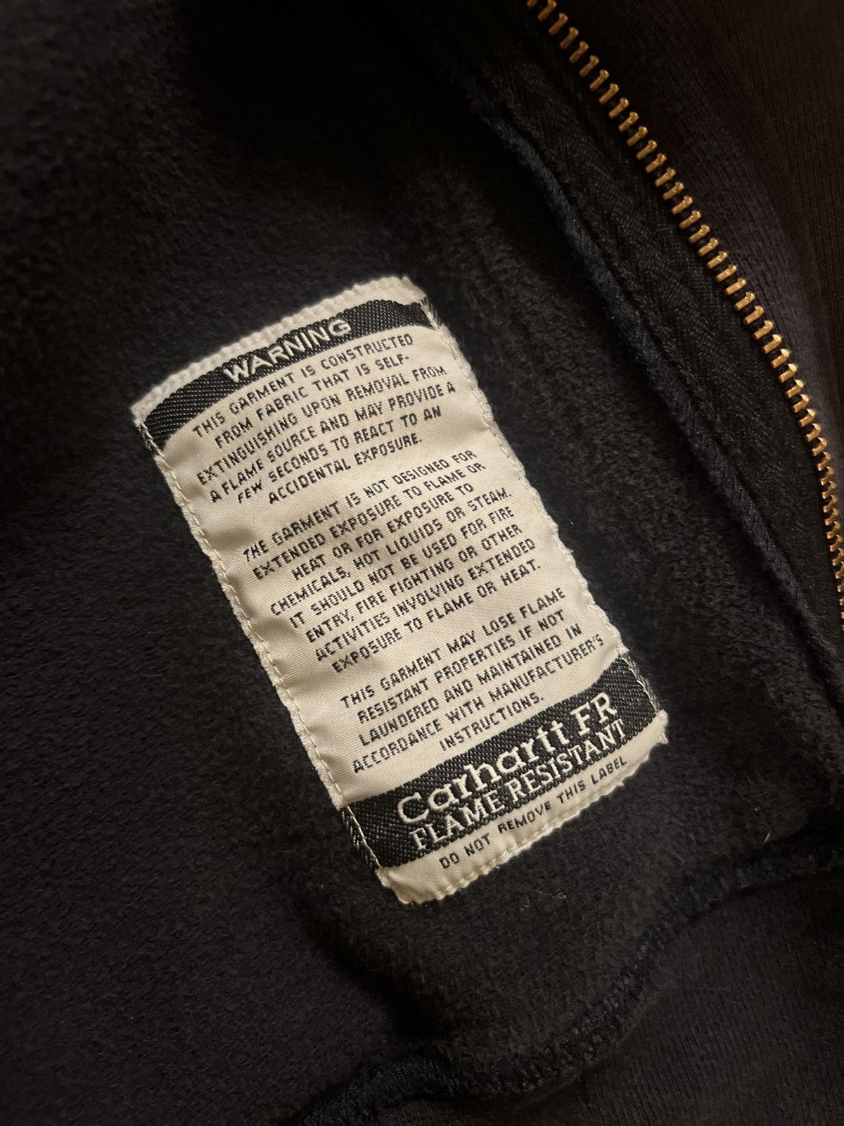 Carhartt × Vintage Vinatge thrashed faded Carhartt TALL hoodie FIRE RESISTANT Size US XL / EU 56 / 4 - 11 Thumbnail