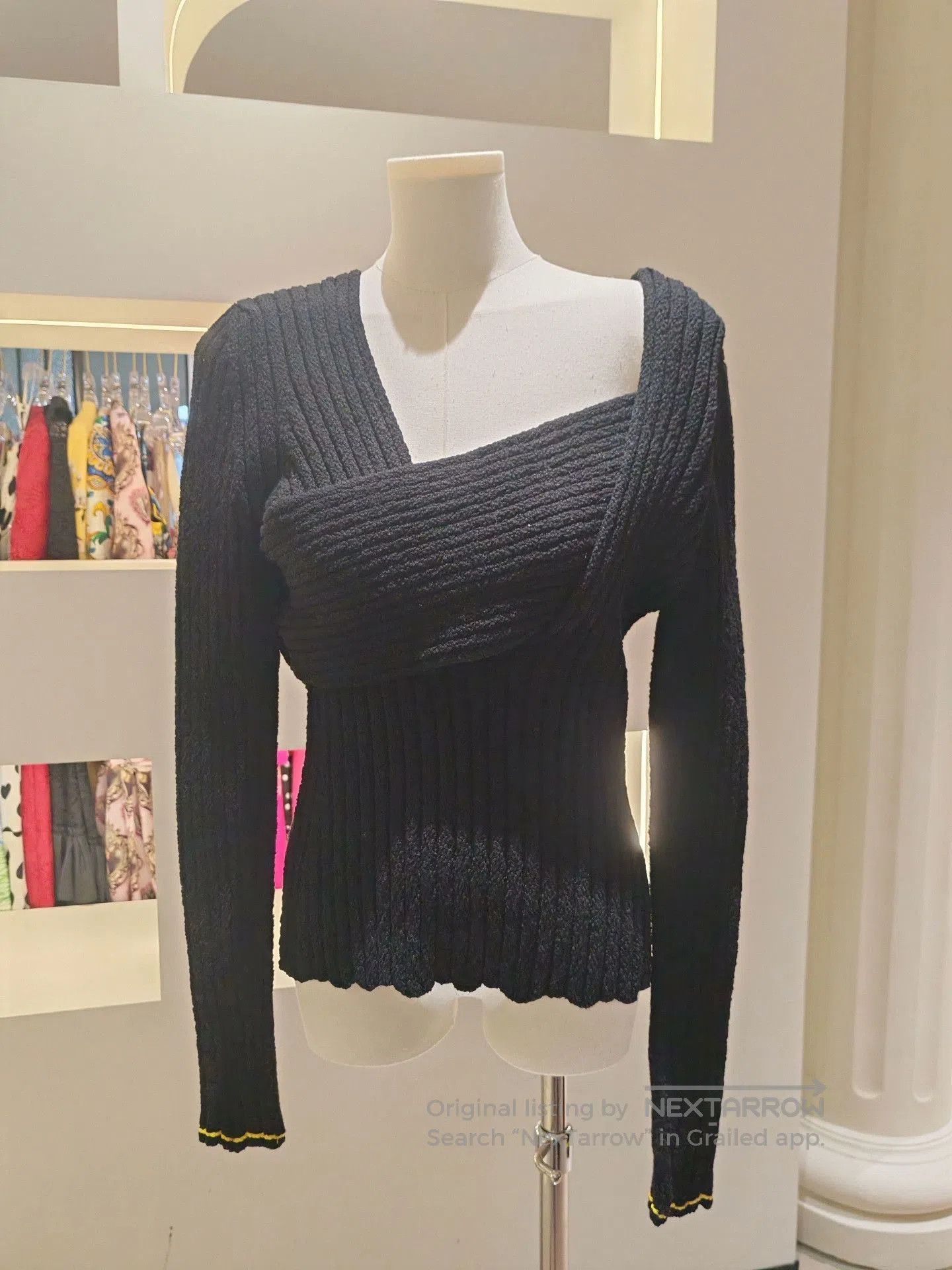 Bottega Veneta Bottega Veneta Black Knit Sweater. Size S / US 4 / IT 40 - 1 Thumbnail
