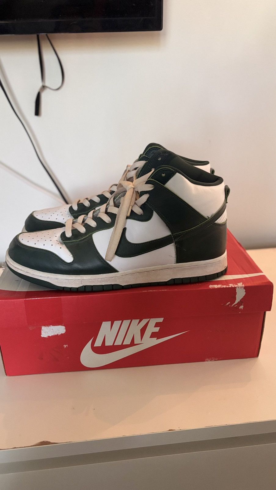 Nike Nike Dunk High Military Green Size US 13 / EU 46 - 1 Thumbnail