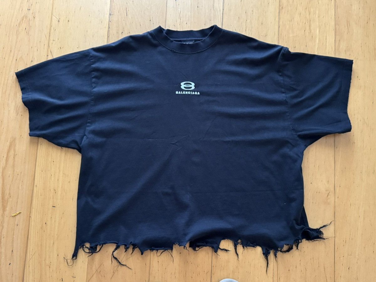 Balenciaga Balenciaga unity loco cropped t-shirt——BLUÈLLE | Grailed