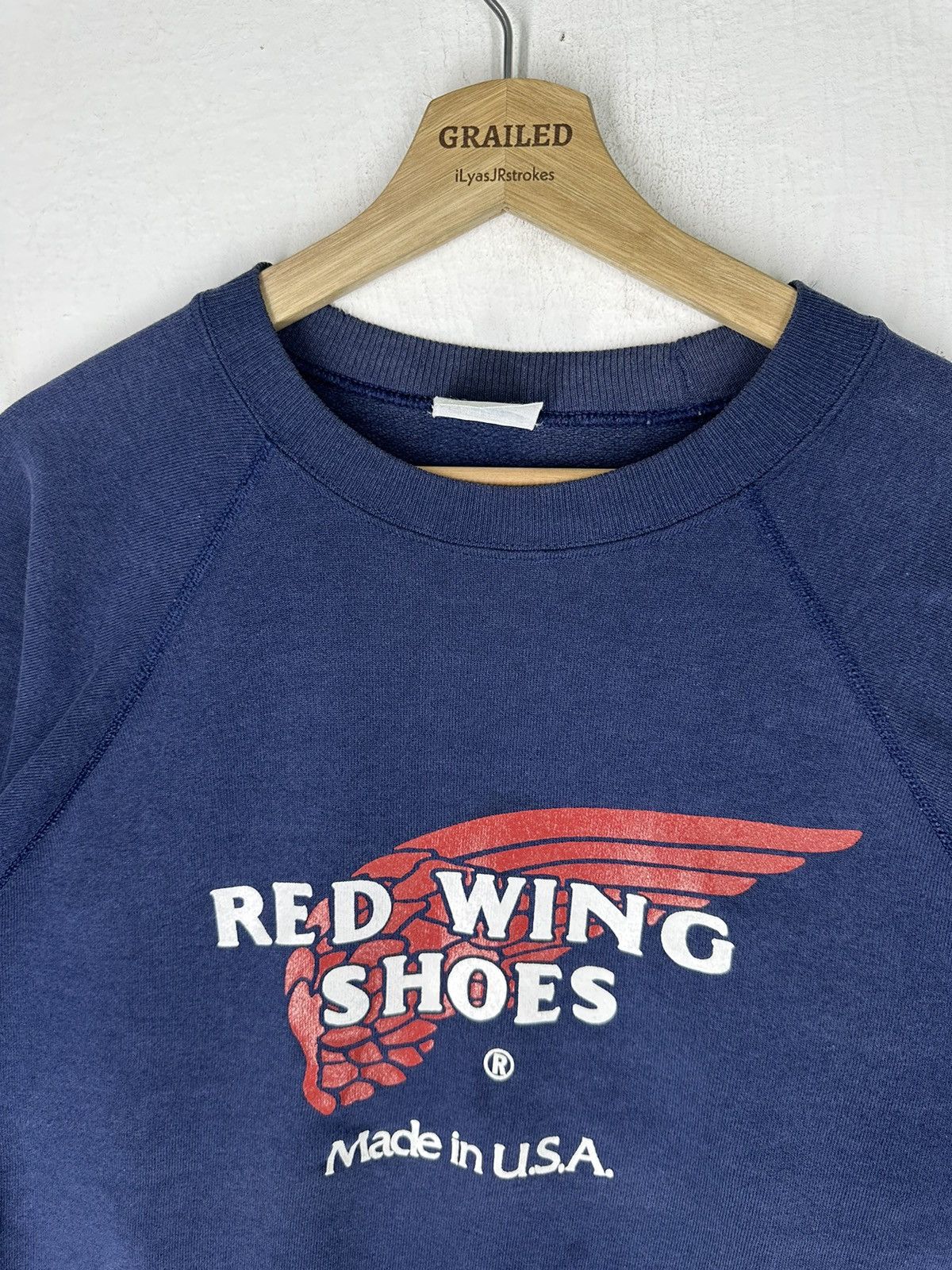 Red Wing Vintage Red Wing Shoes Made In USA Sweatshirt Size US M / EU 48-50 / 2 - 3 Thumbnail