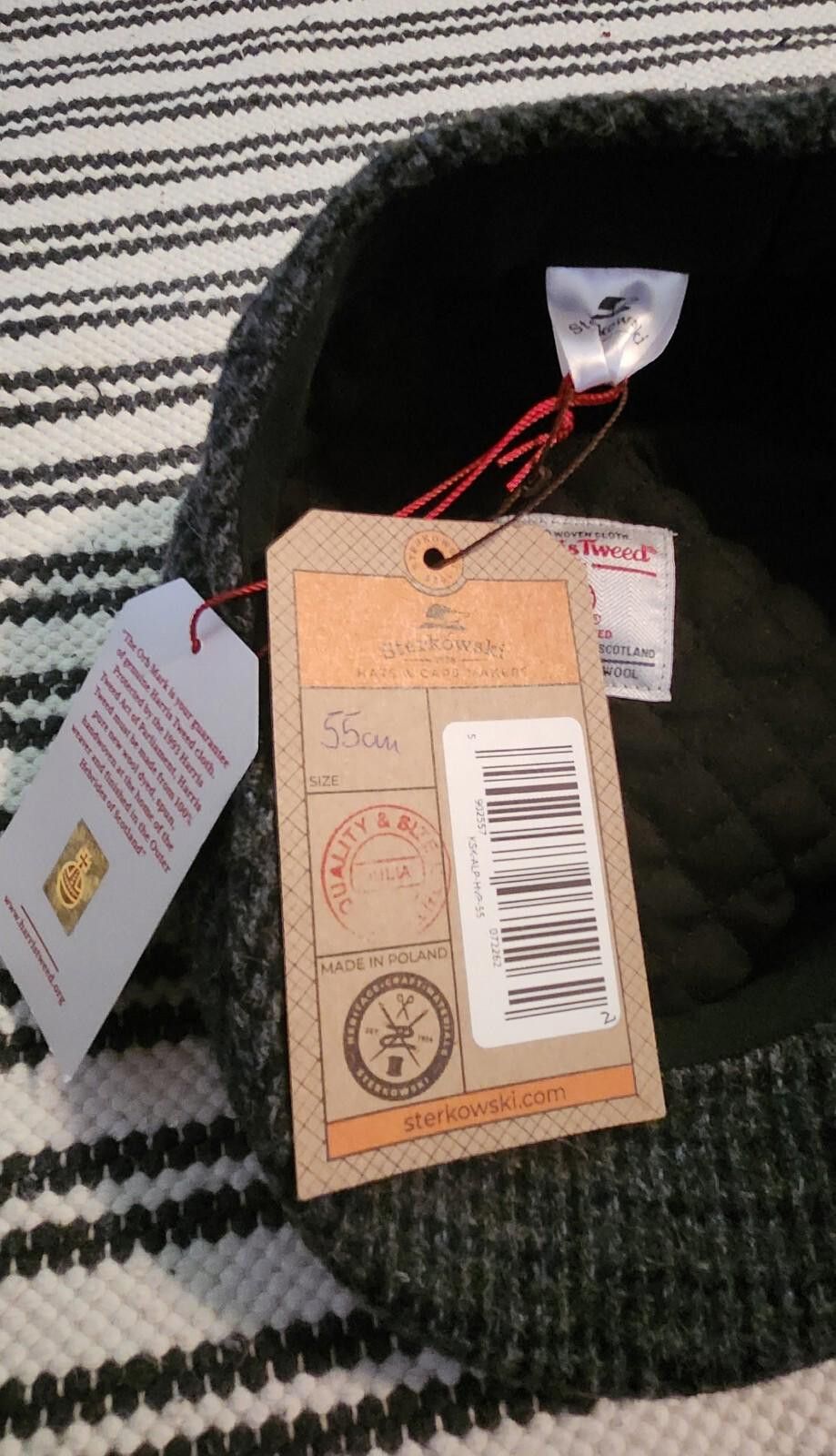 Tilley Tilley Endurables Harris Tweed Newsboy SzS Wool Scotland NWT Size ONE SIZE - 9 Thumbnail