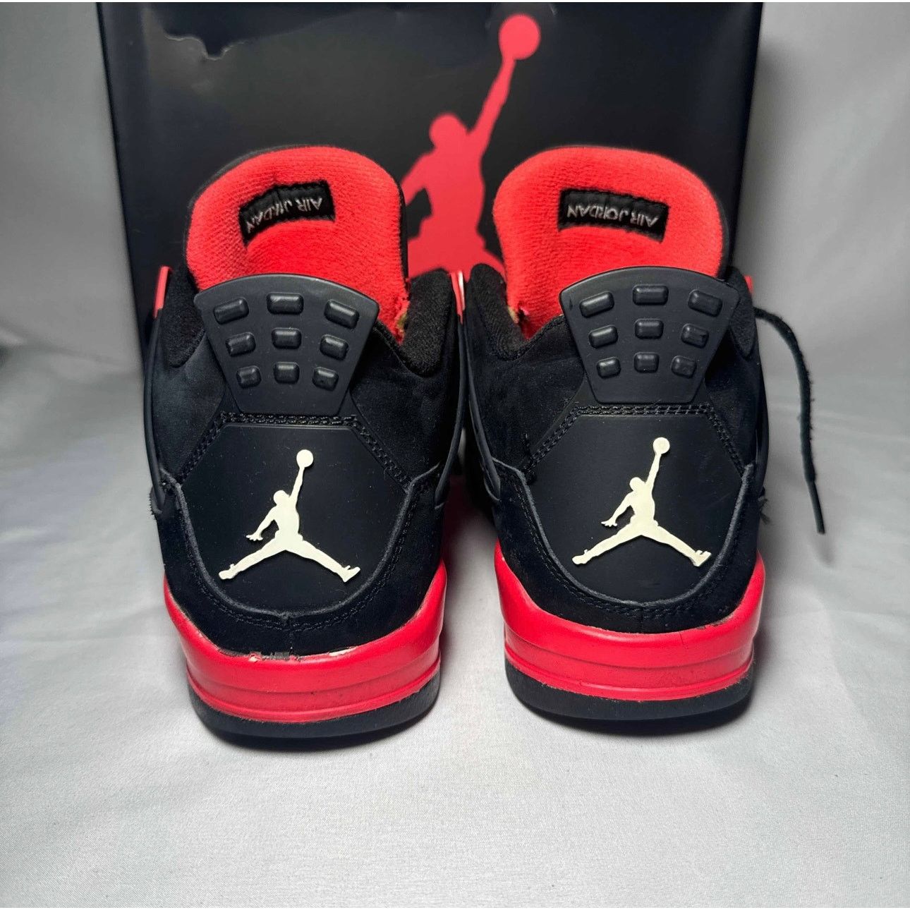 Jordan Brand × Nike Size 6.5 Nike Air Jordan 4 Retro GS Red Thunder Men's Shoes Size US 6.5 / EU 39-40 - 5 Thumbnail