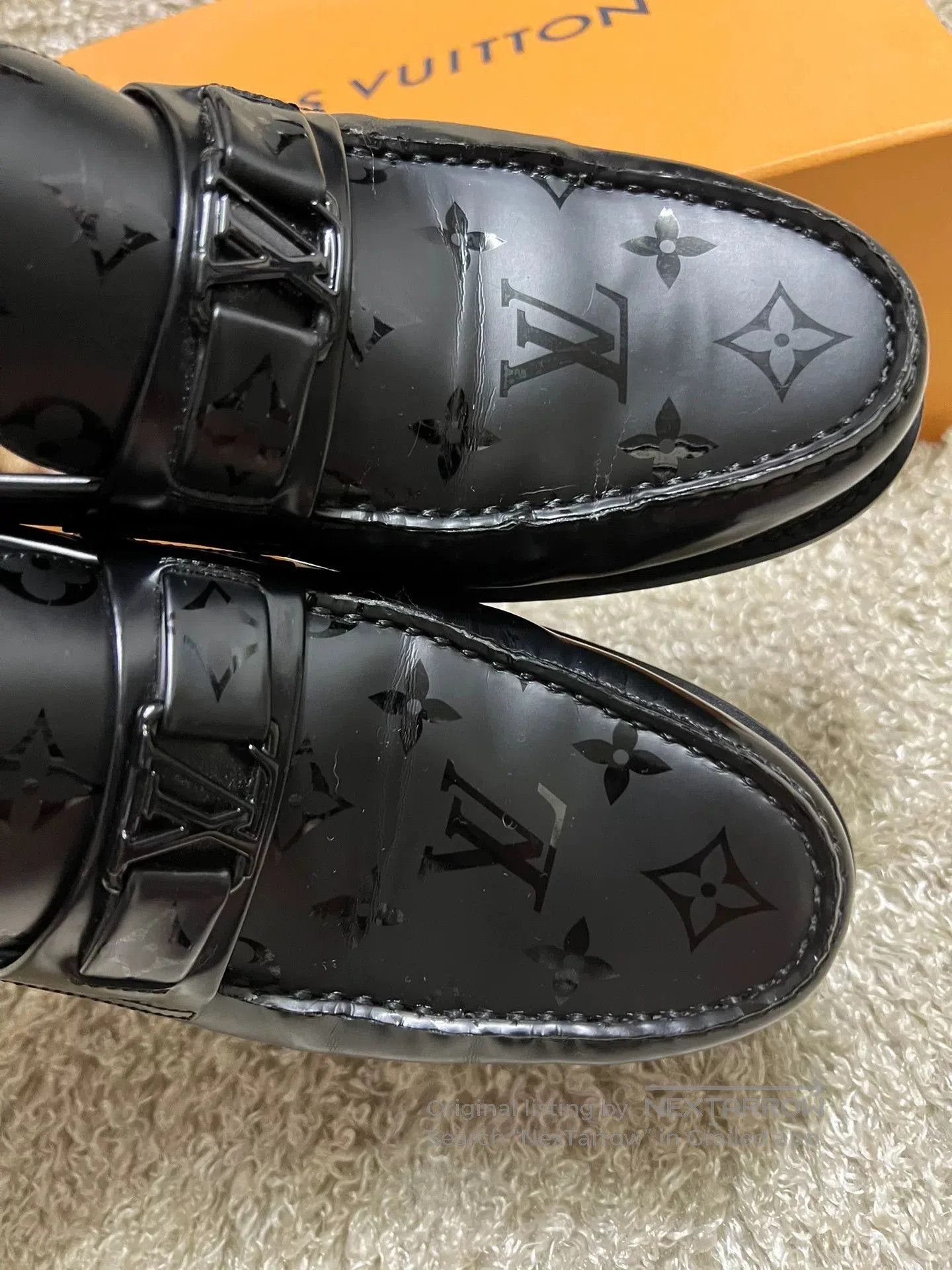 Louis Vuitton Men's Monogram Loafers.