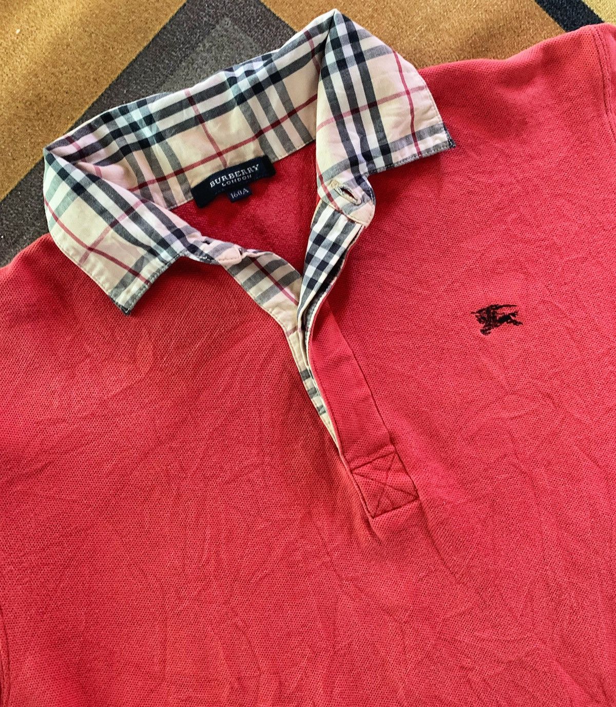 Burberry × Vintage BURBERRY London Remake Polo Shirt Size M / US 6-8 / IT 42-44 - 2 Thumbnail