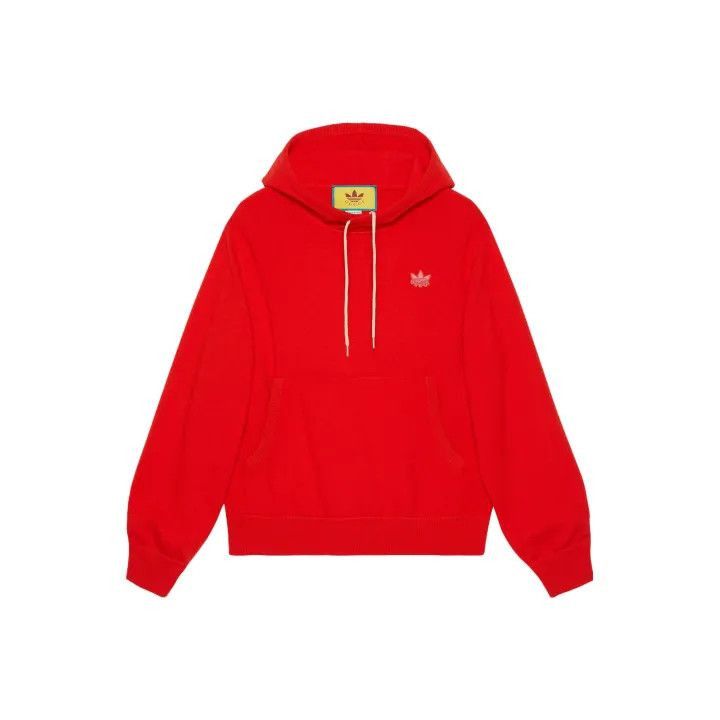 Gucci Gucci Gucci x Adidas Red Hooded Sweatshirt -2506 Size US S / EU 44-46 / 1 - 1 Thumbnail