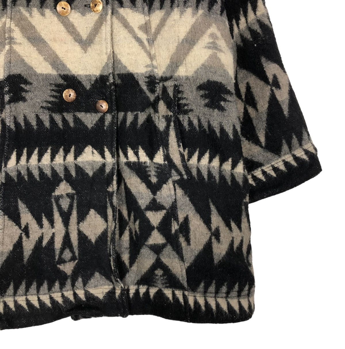 Japanese Brand 🔥VINTAGE WOOL BUTTON JACKET ANISHA JAPAN NAVAJO NATIVE Size US M / EU 48-50 / 2 - 5 Thumbnail