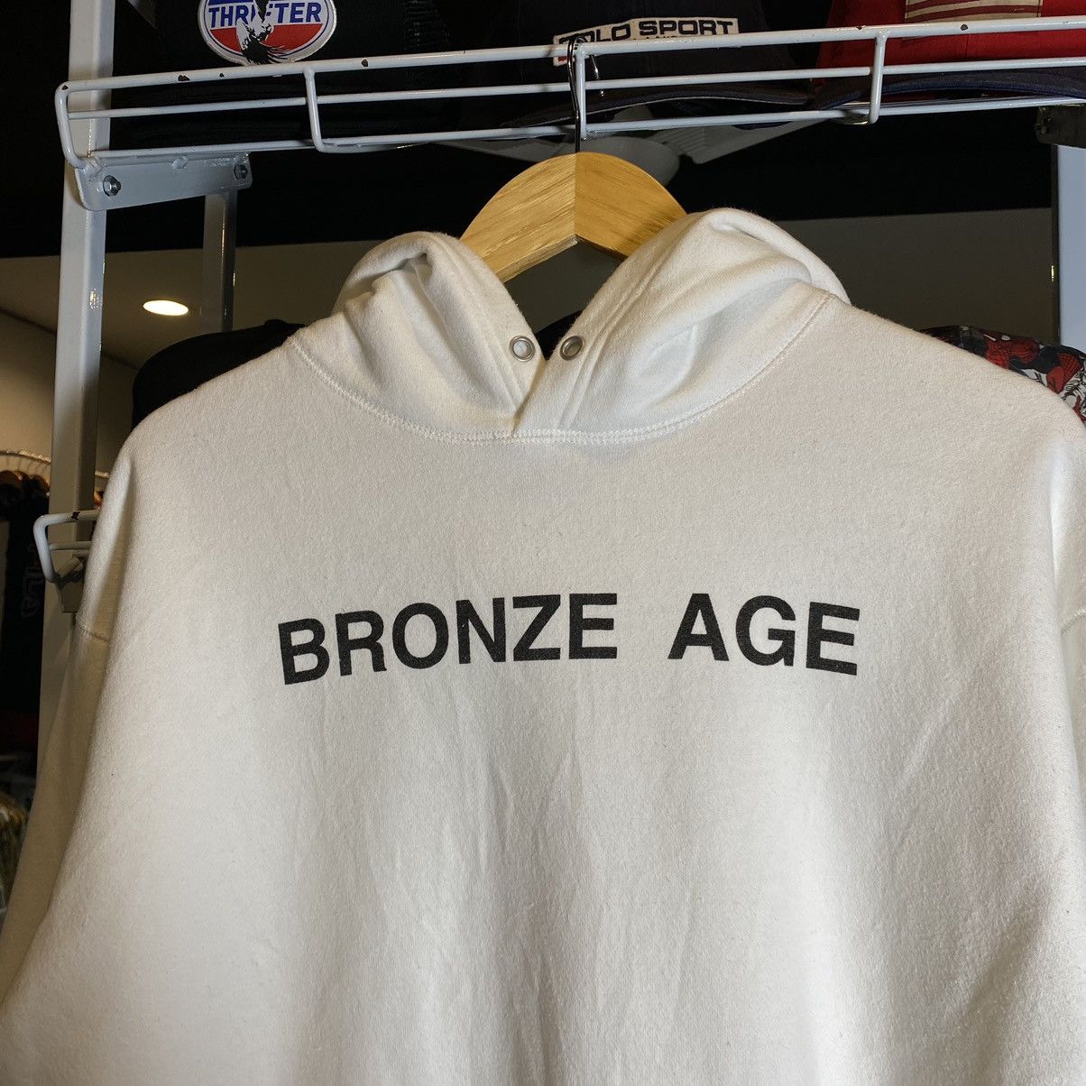 Japanese Brand BRONZE AGE Azul by Moussy Oversized Hoodie Size US XL / EU 56 / 4 - 8 Thumbnail