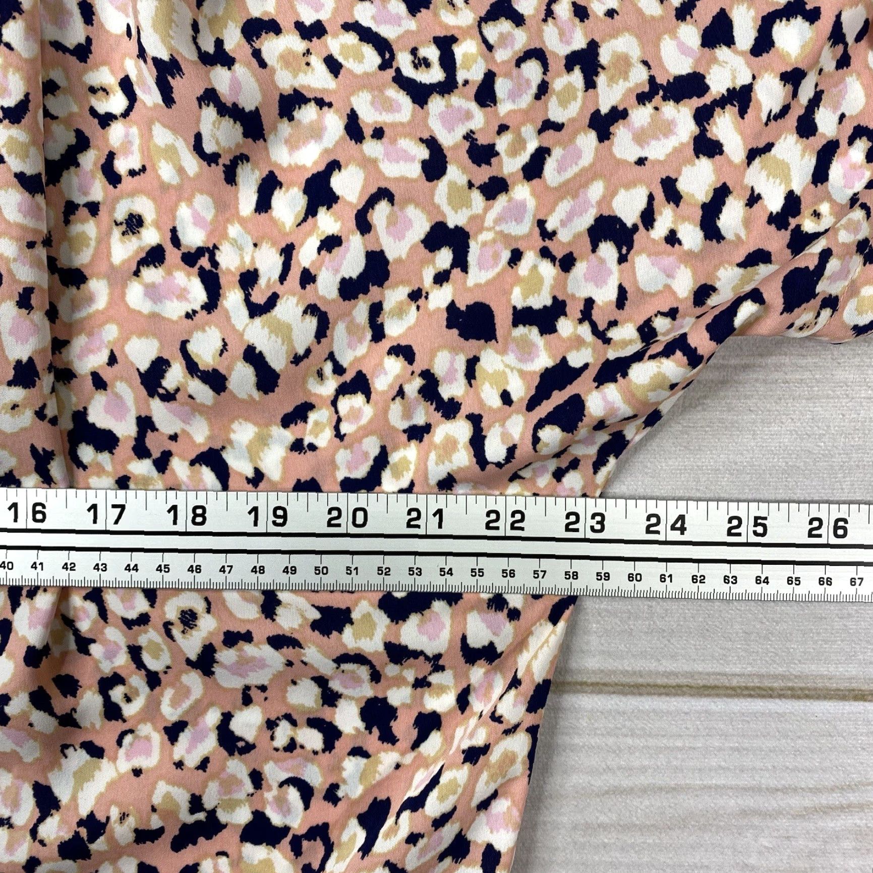 Vintage Elodie Pink Printed Button-Up Shirt Womens M Oversized Short Sleeve Puff Sleeve Casual 90s Theme Summer Size M / US 6-8 / IT 42-44 - 7 Thumbnail
