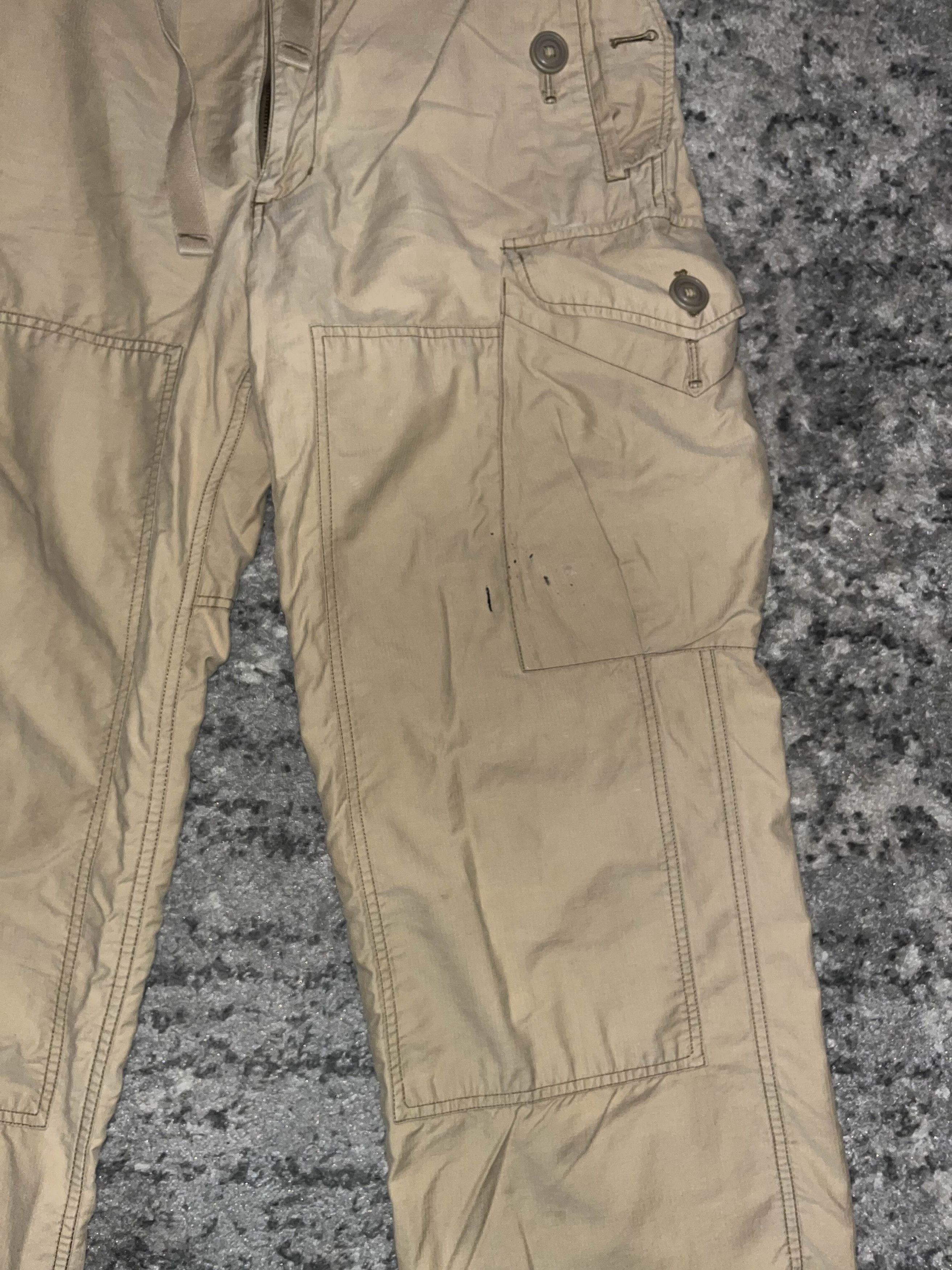 American Eagle Outfitters Y2K American Eagly Baggy Tan Cargo Pants Size US 33 - 8 Thumbnail