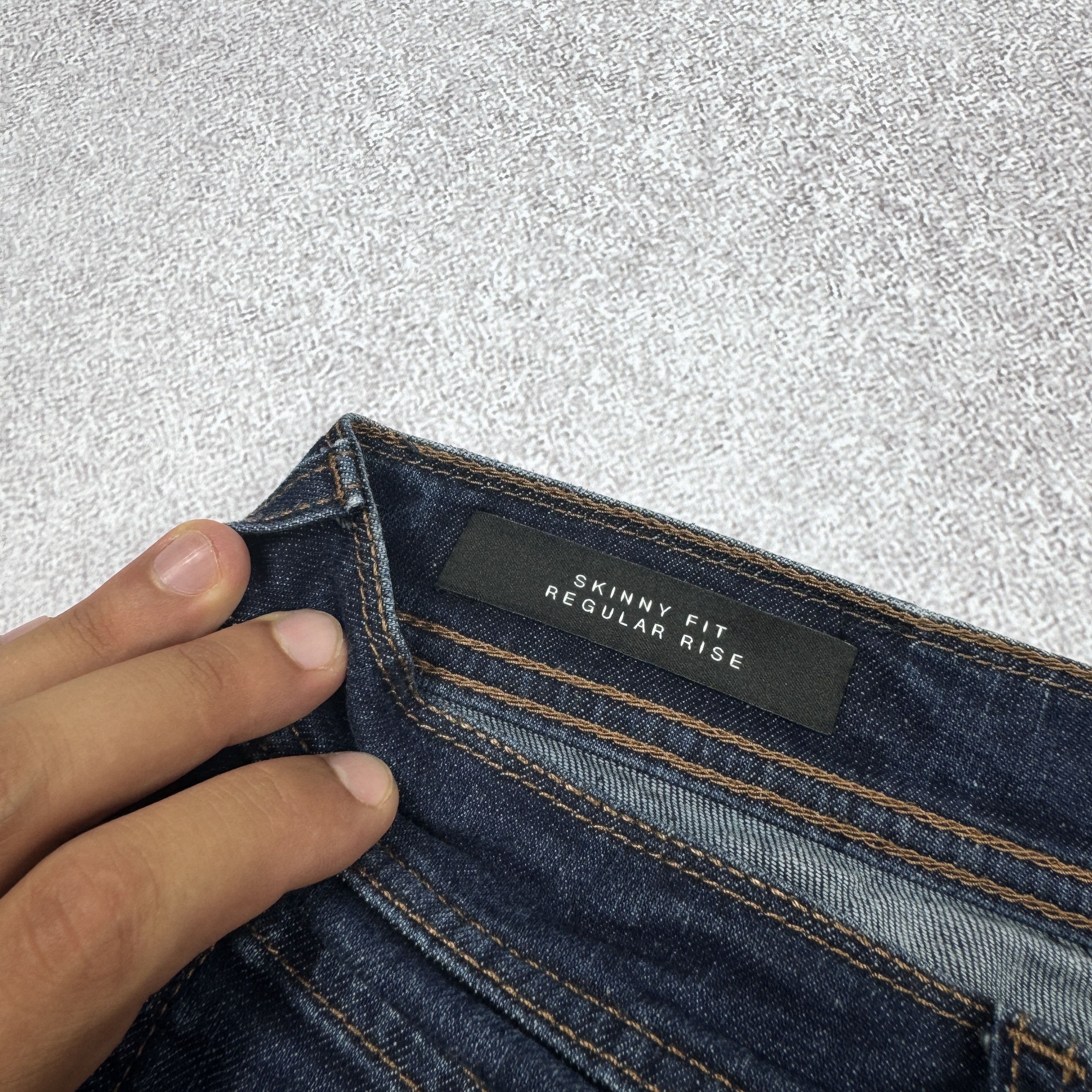 Neil Barrett Men`s Neil Barrett Skinny Fit Regular Rise Printed Jeans Size US 32 / EU 48 - 11 Thumbnail