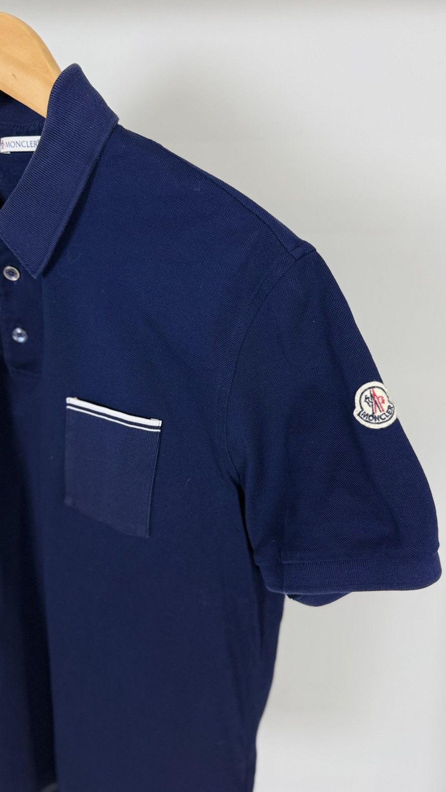 Moncler Moncler Maglia Polo Size US L / EU 52-54 / 3 - 1 Thumbnail