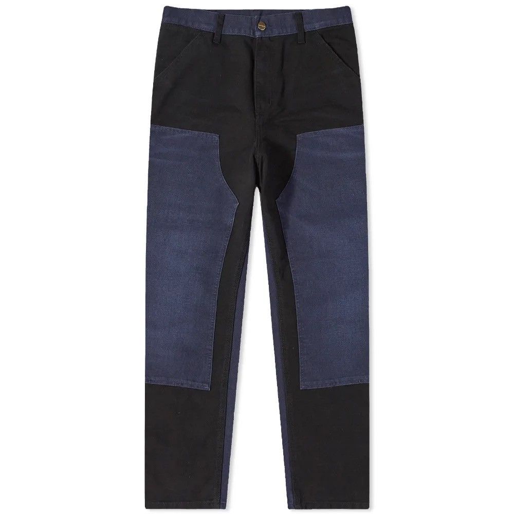 image of Carhartt Wip Double Knee Pant in Black/Navy, Men's (Size 33)