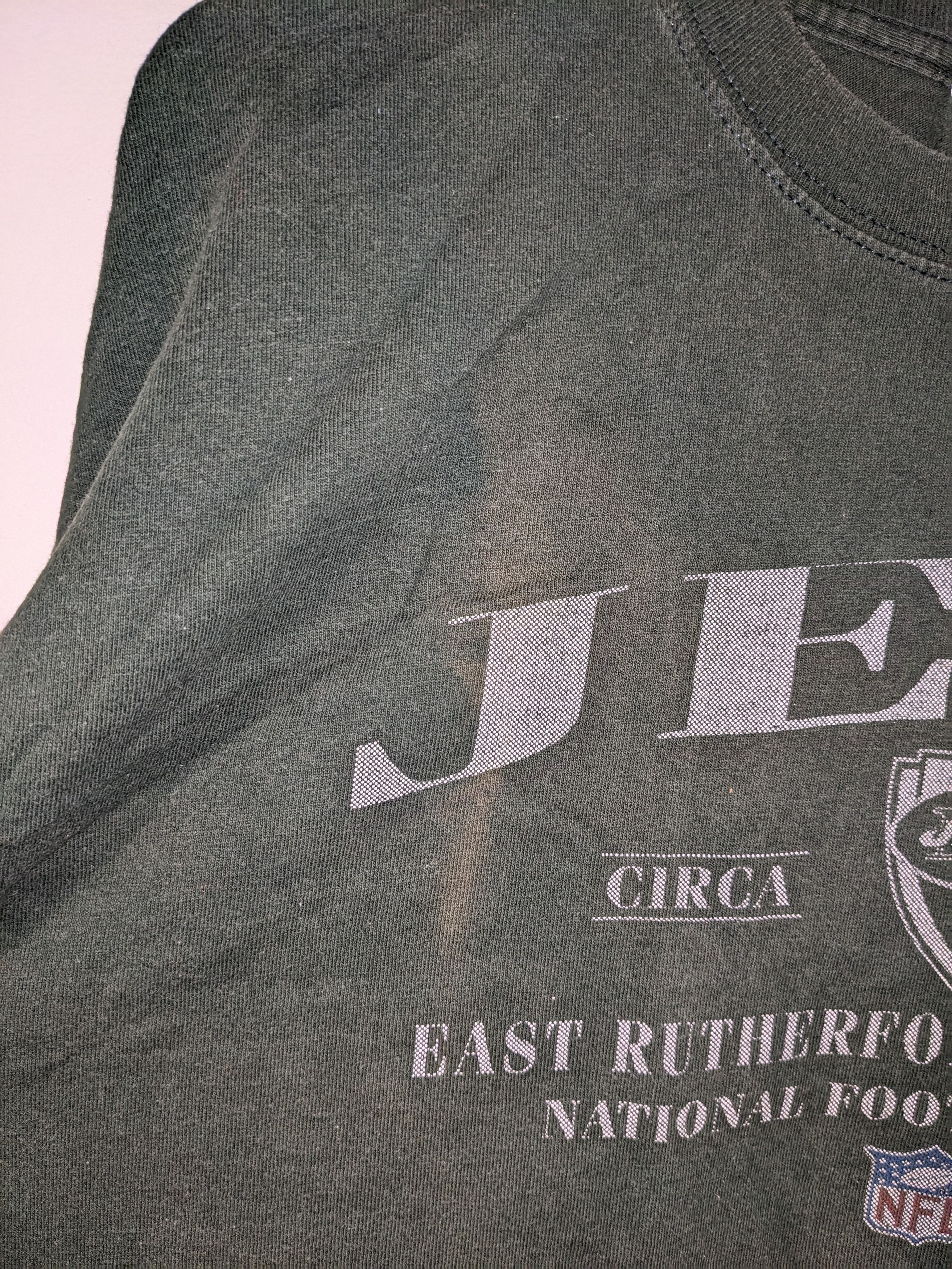 NFL × Vintage Vintage 90s New York Jets NFL Football Long-Sleeve T-Shirt Size US XL / EU 56 / 4 - 9 Thumbnail