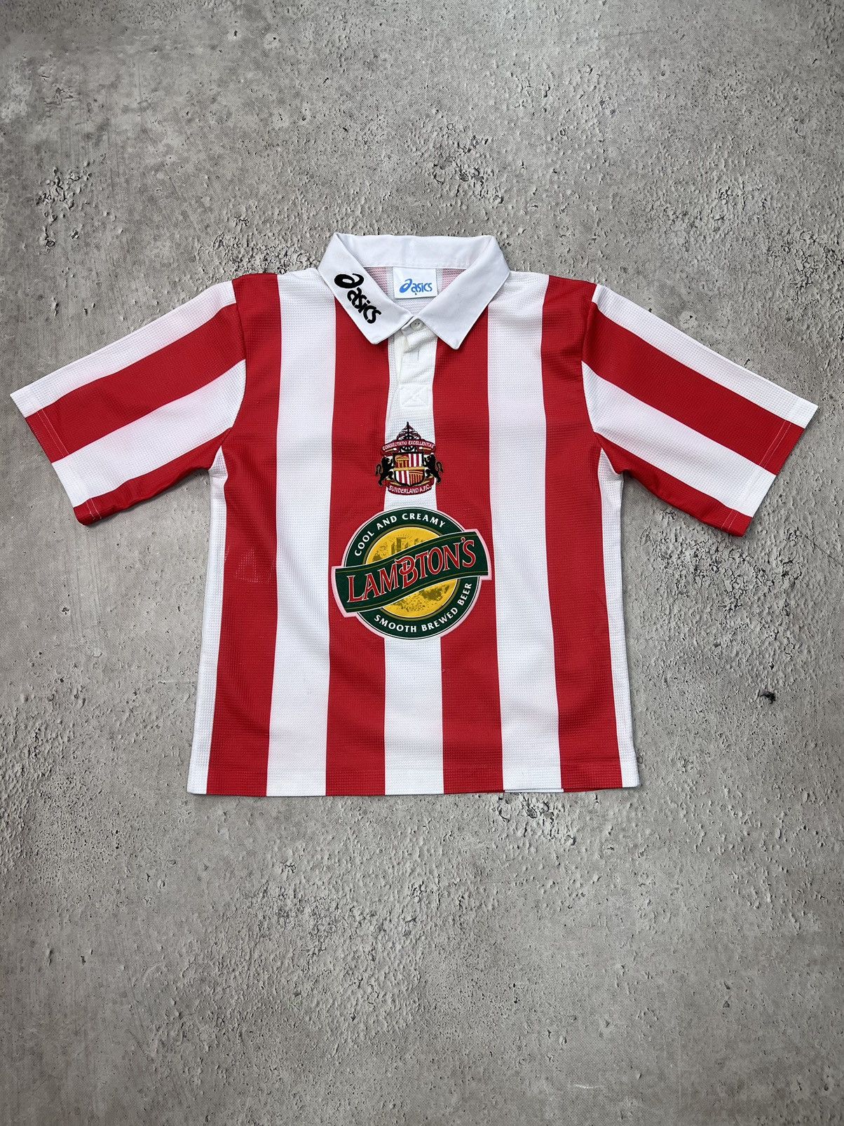 Asics BLOCKCORE ACISC OFFICIAL SUNDERLAND HOME JERSEY 1997/99 Size US S / EU 44-46 / 1 - 1 Thumbnail