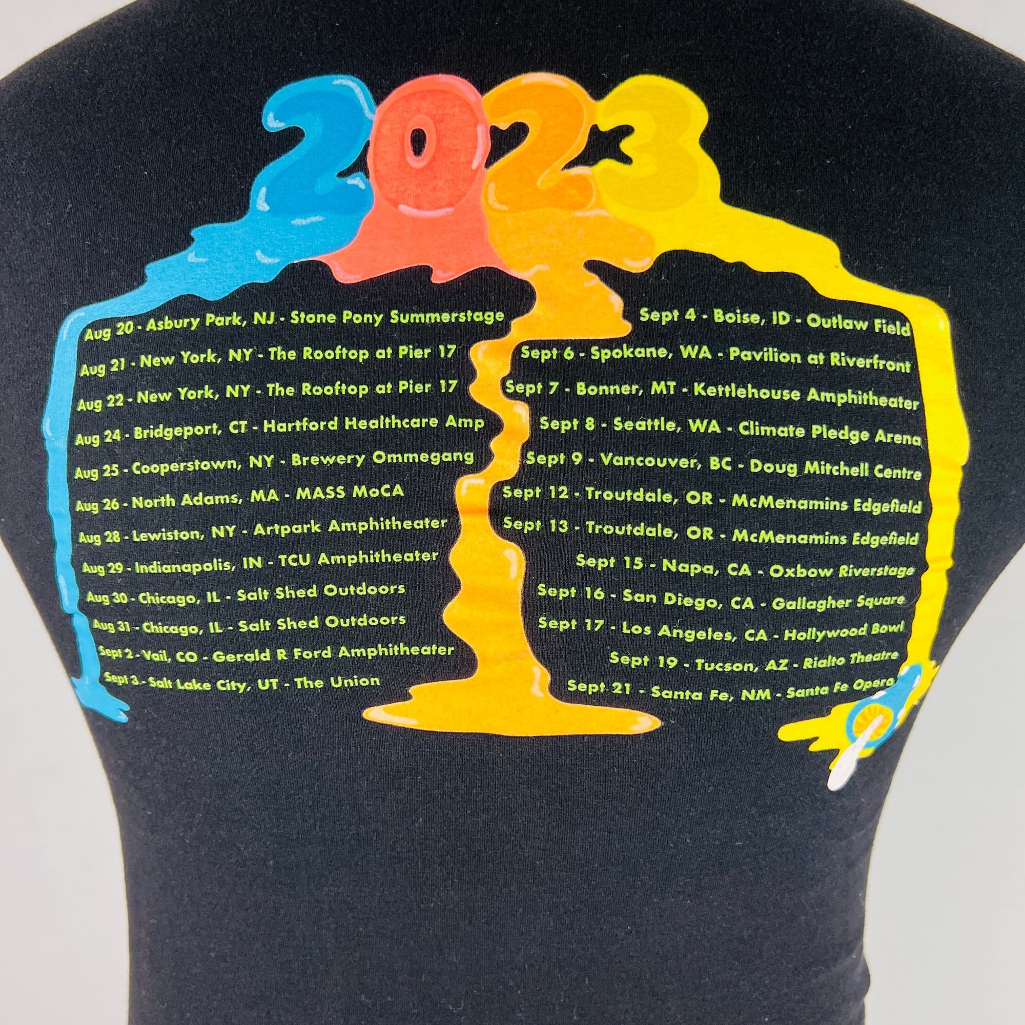 Next Level Apparel Modest Mouse 2023 Tour Rainbow Colors S T-Shirt Shirt Size US S / EU 44-46 / 1 - 4 Thumbnail