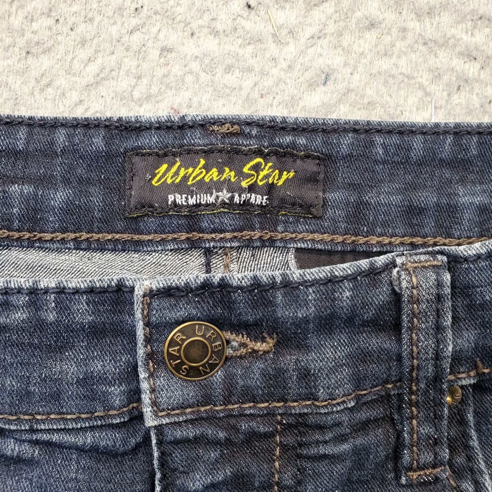 Vintage Urban Star Jeans Mens 32x34 Blue Premium Denim Streetwear Grunge Straight Leg Size US 32 / EU 48 - 7 Thumbnail