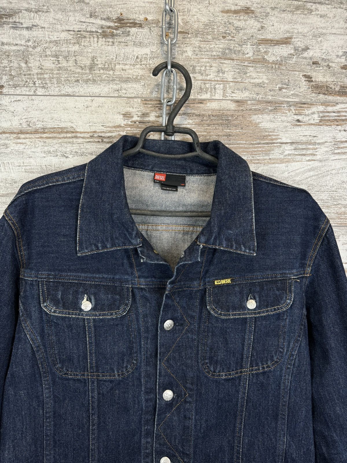 Diesel × Vintage Women’s Vintage Diesel Denim jacket bombers y2k rare Size L / US 10 / IT 46 - 3 Thumbnail