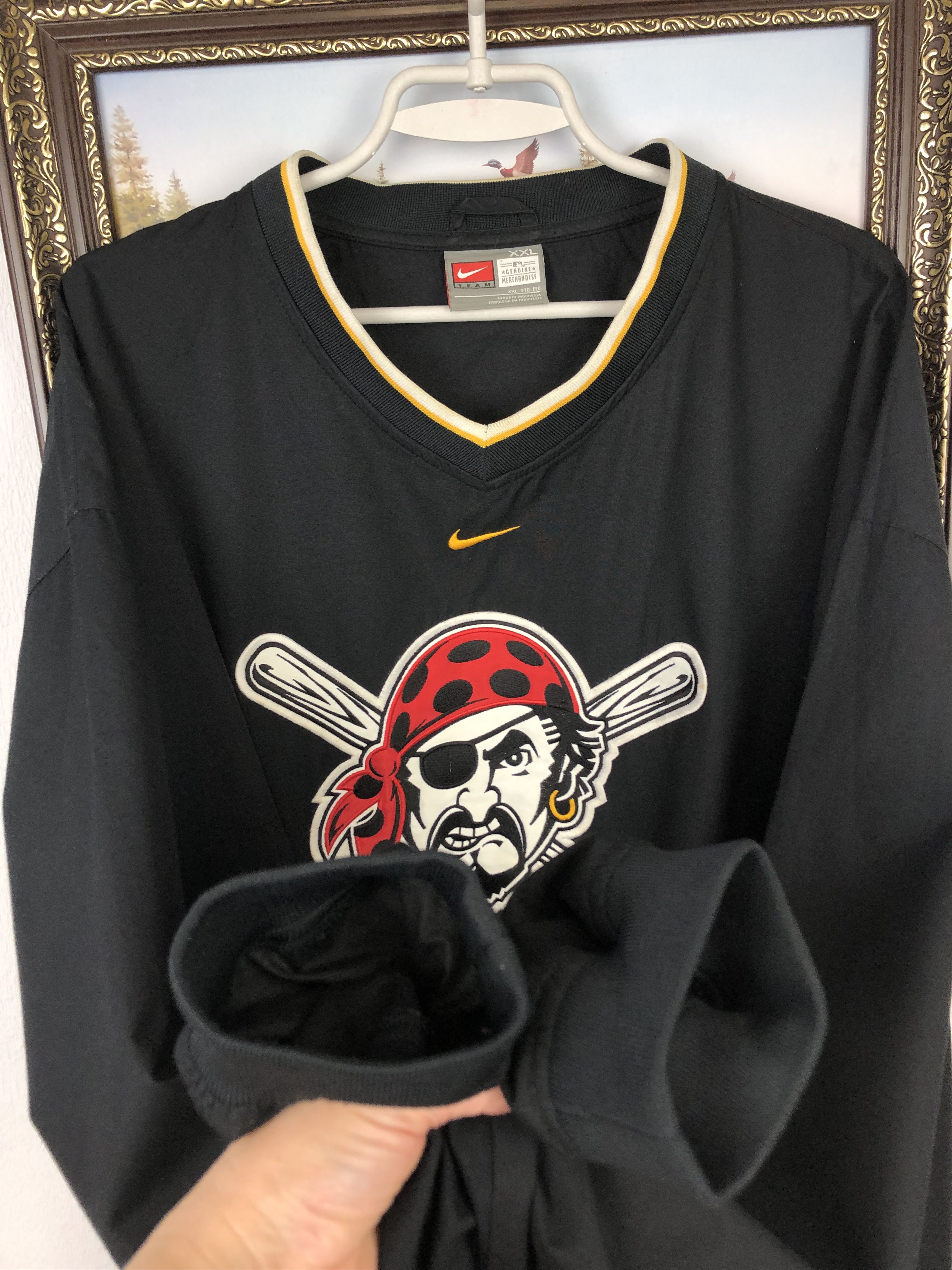 Nike Vintage Nike Pittsburgh Pirates Windbreaker Sweatshirt Size US XXL / EU 58 / 5 - 8 Thumbnail