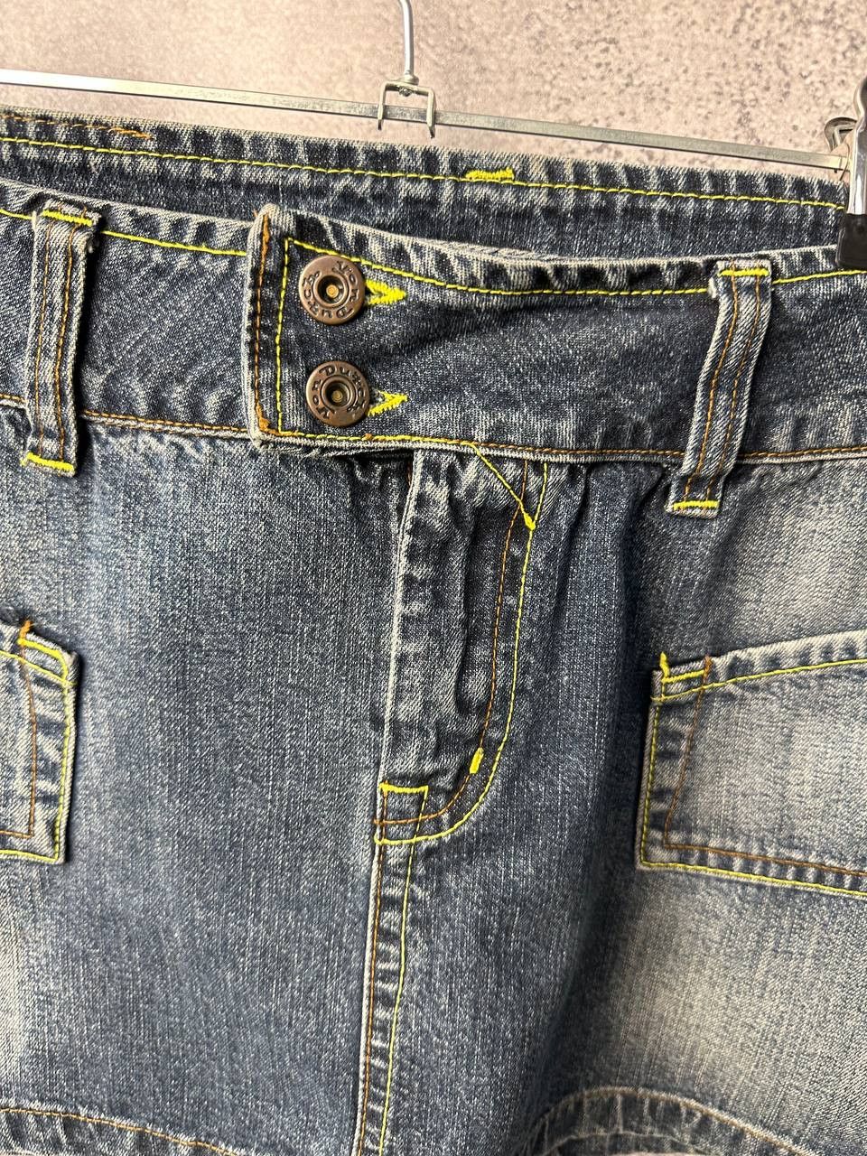 Vintage × Von Dutch Von Dutch Denim Mini Skirt Vintage Made in USA Size 32" / US 10 / IT 46 - 6 Thumbnail