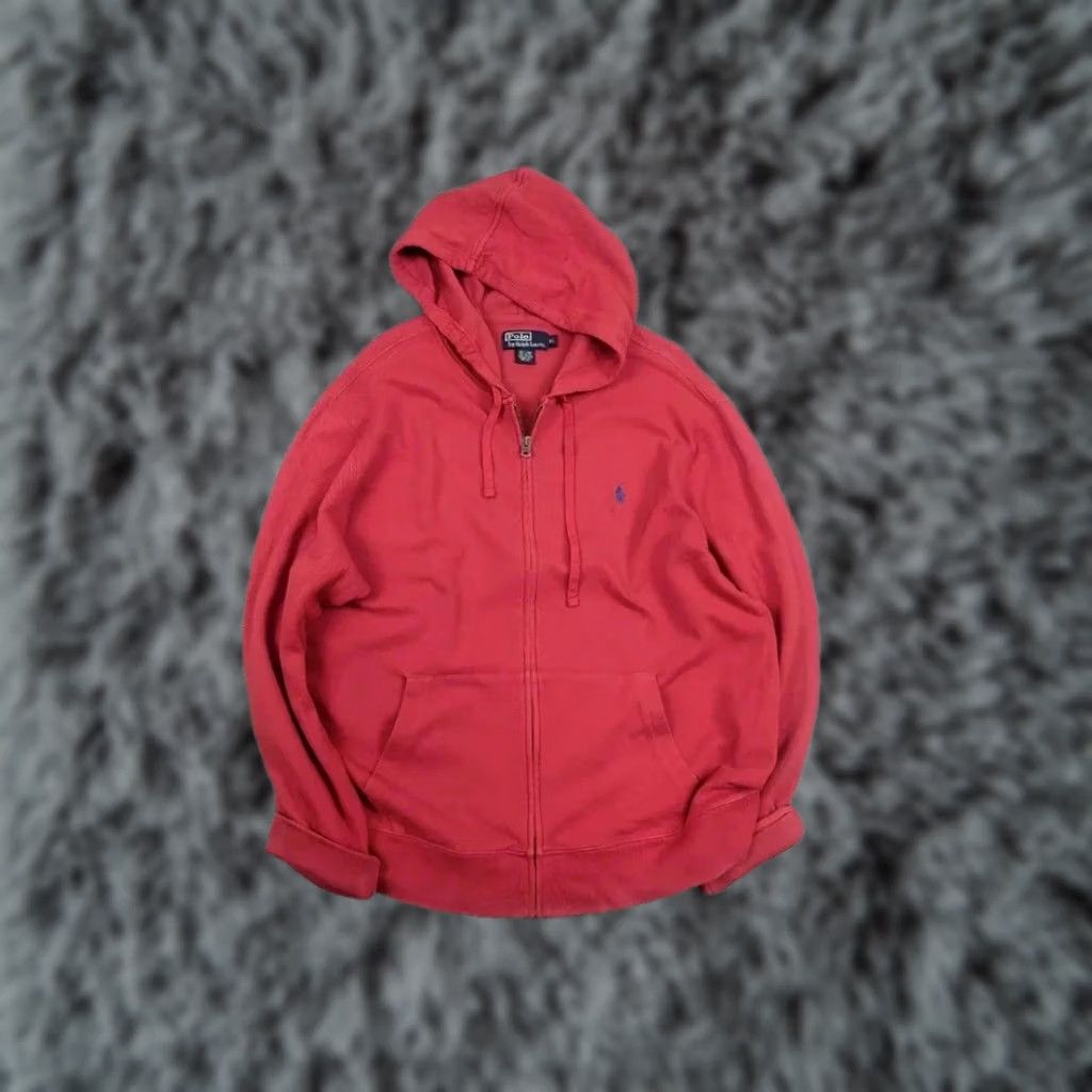 Polo Ralph Lauren Polo Ralph Lauren Vintage Red Zip Hoodie Hoodie XL Red USA Polo Ralph Lauren Vintage Zip Hoodie XL Red USA Size US XL / EU 56 / 4 - 1 Thumbnail
