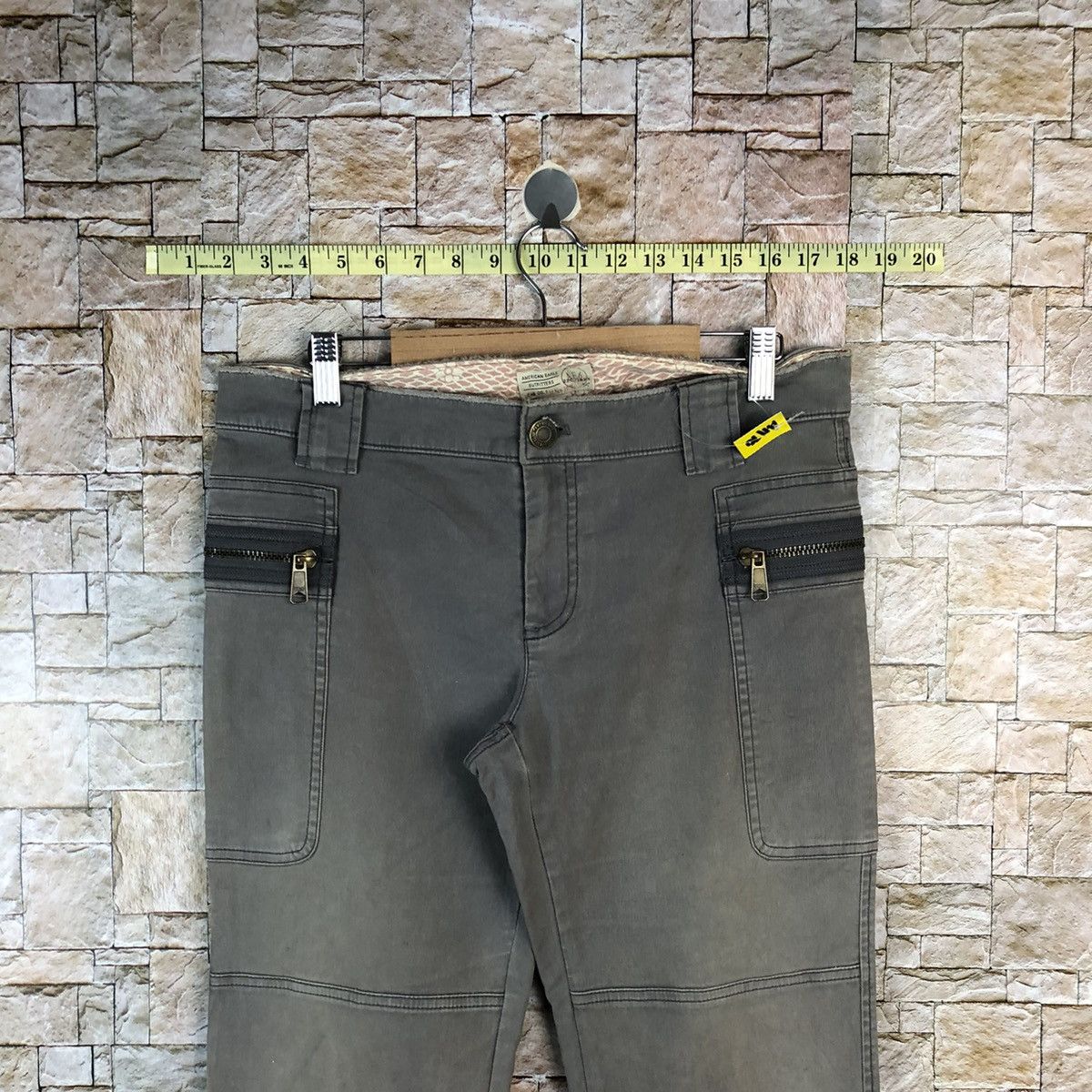 Faded Glory × Japanese Brand American Eagle Outfitters Grey Casual Pants #A1170 Size 30" / US 8 / IT 44 - 4 Thumbnail