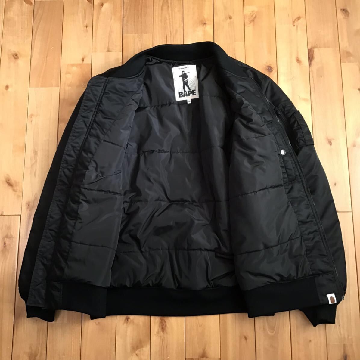 Bape BAPE HUNTING LOGO MA-1 Bomber Jacket Red camo a bathing ape Size US XXL / EU 58 / 5 - 6 Thumbnail