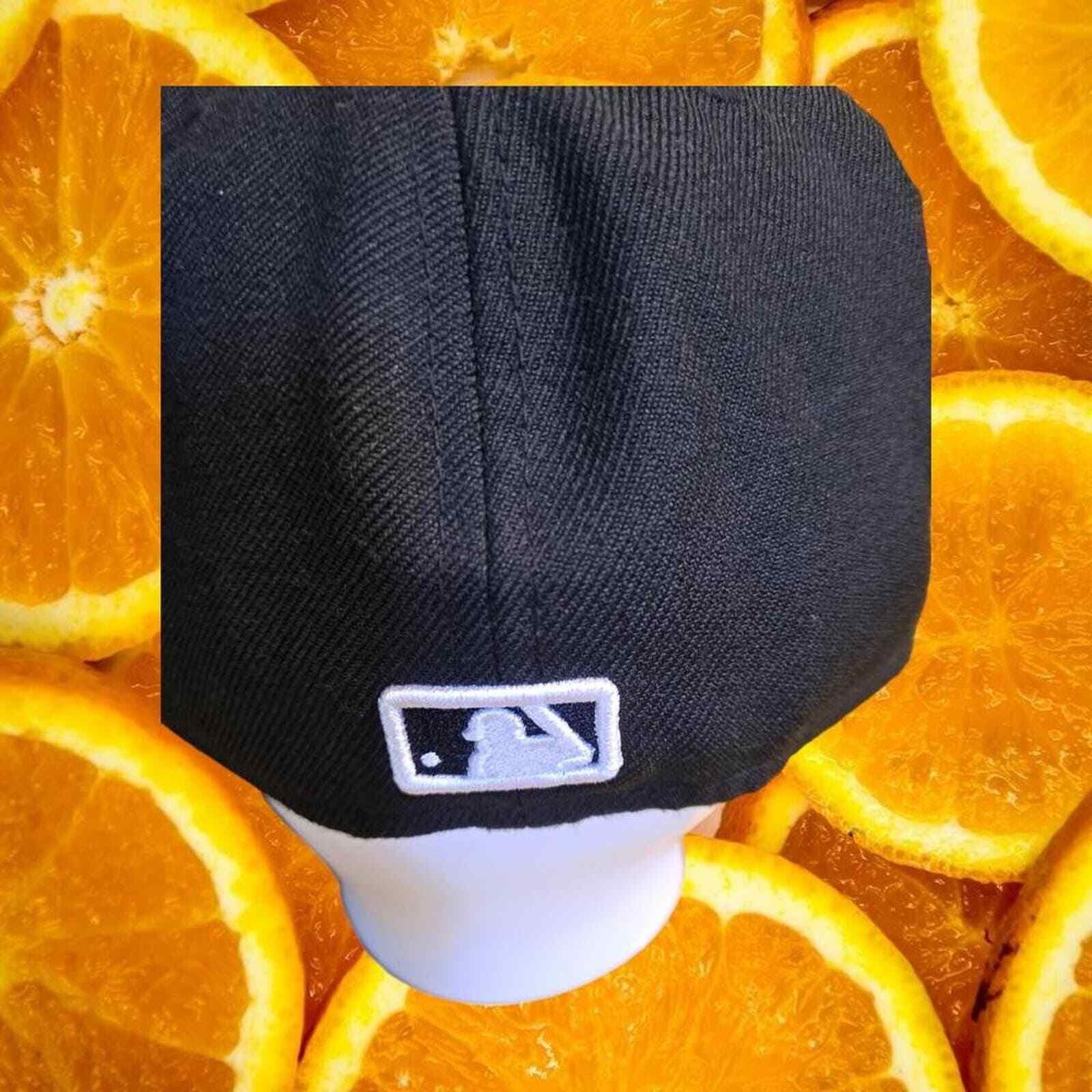 New Era New Era NY Yankees Black 59Fifty‎ Fitted Hat Size 7 1/4 Size ONE SIZE - 4 Thumbnail