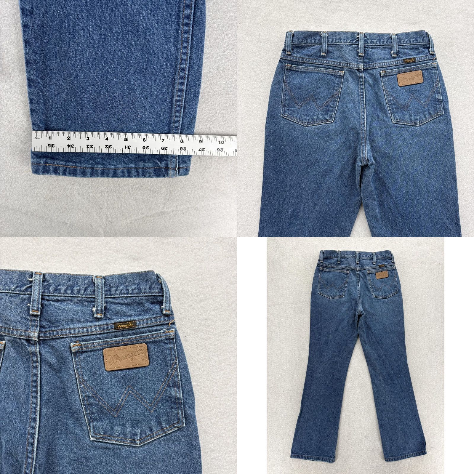 Wrangler Wrangler Cowboy Cut Jeans Mens 32x32 Blue Straight Denim Western Rodeo 945NAV Jeans Size US 32 / EU 48 - 8 Thumbnail