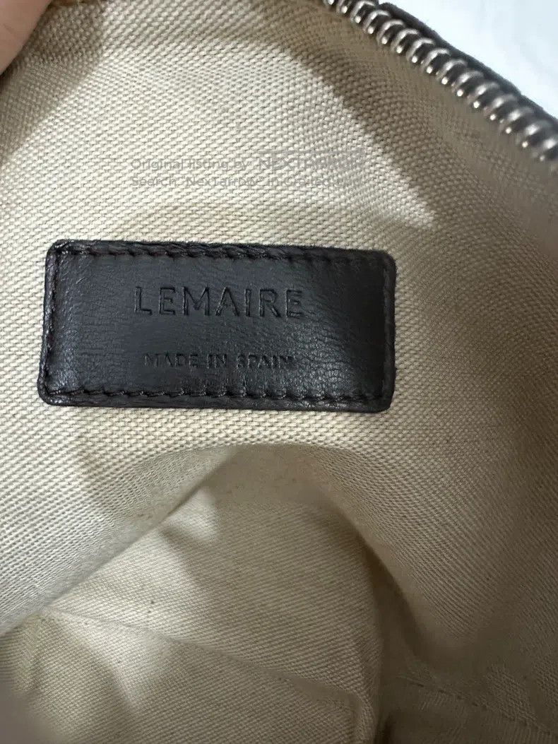 Lemaire LEMAIRE Medium dark-chocolate lambskin Croissant bag i Size ONE SIZE - 8 Thumbnail