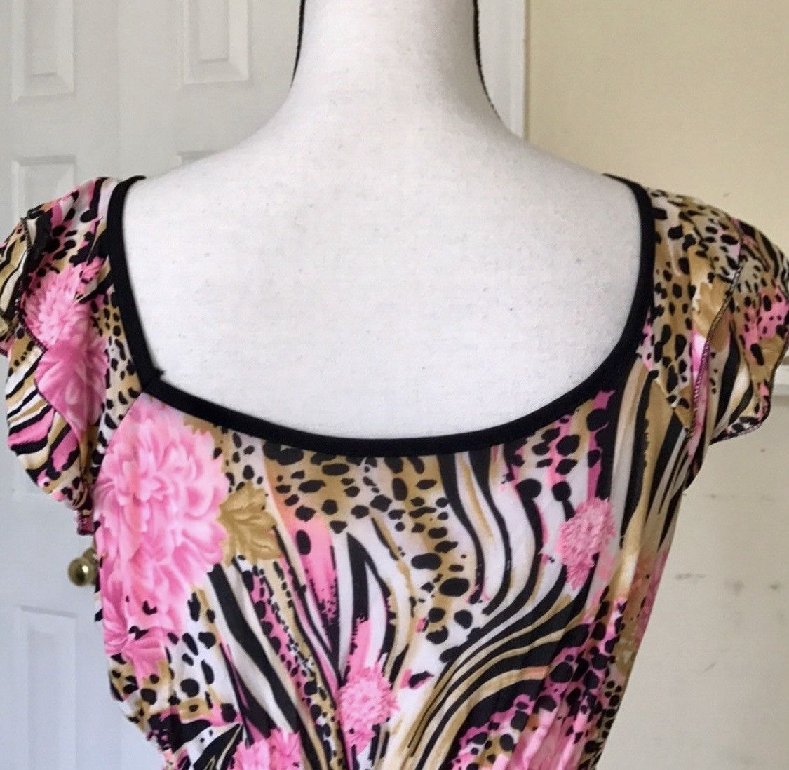Other YPP EMBROIDERED MULTI ANIMAL PRINT ABOVE KNEE DRESS Size M / US 6-8 / IT 42-44 - 4 Thumbnail