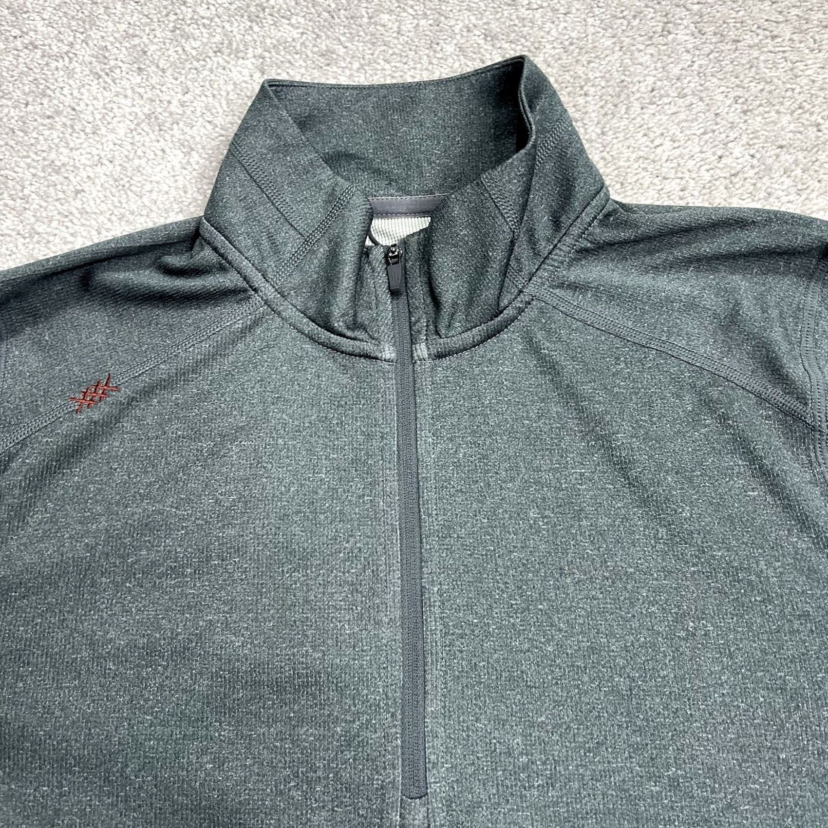 Rhone Rhone 1/4 Zip Pullover Mens M Gray Long Sleeve Golf Stretch Knit Performance Mock Neck Pullover Shirt Size US M / EU 48-50 / 2 - 3 Thumbnail