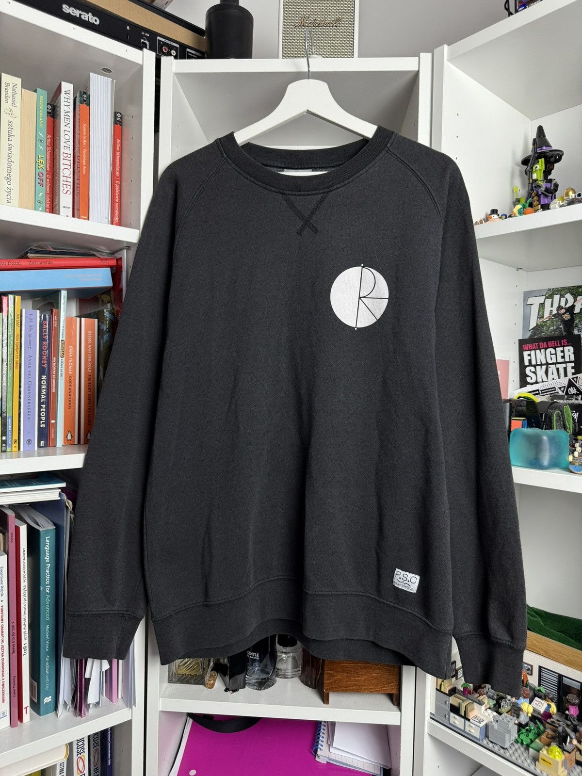 Hook-Ups × Polar Skate Co. Polar Skate co. Small logo baggy sweatshirt skate hookups y2k Size US M / EU 48-50 / 2 - 1 Thumbnail