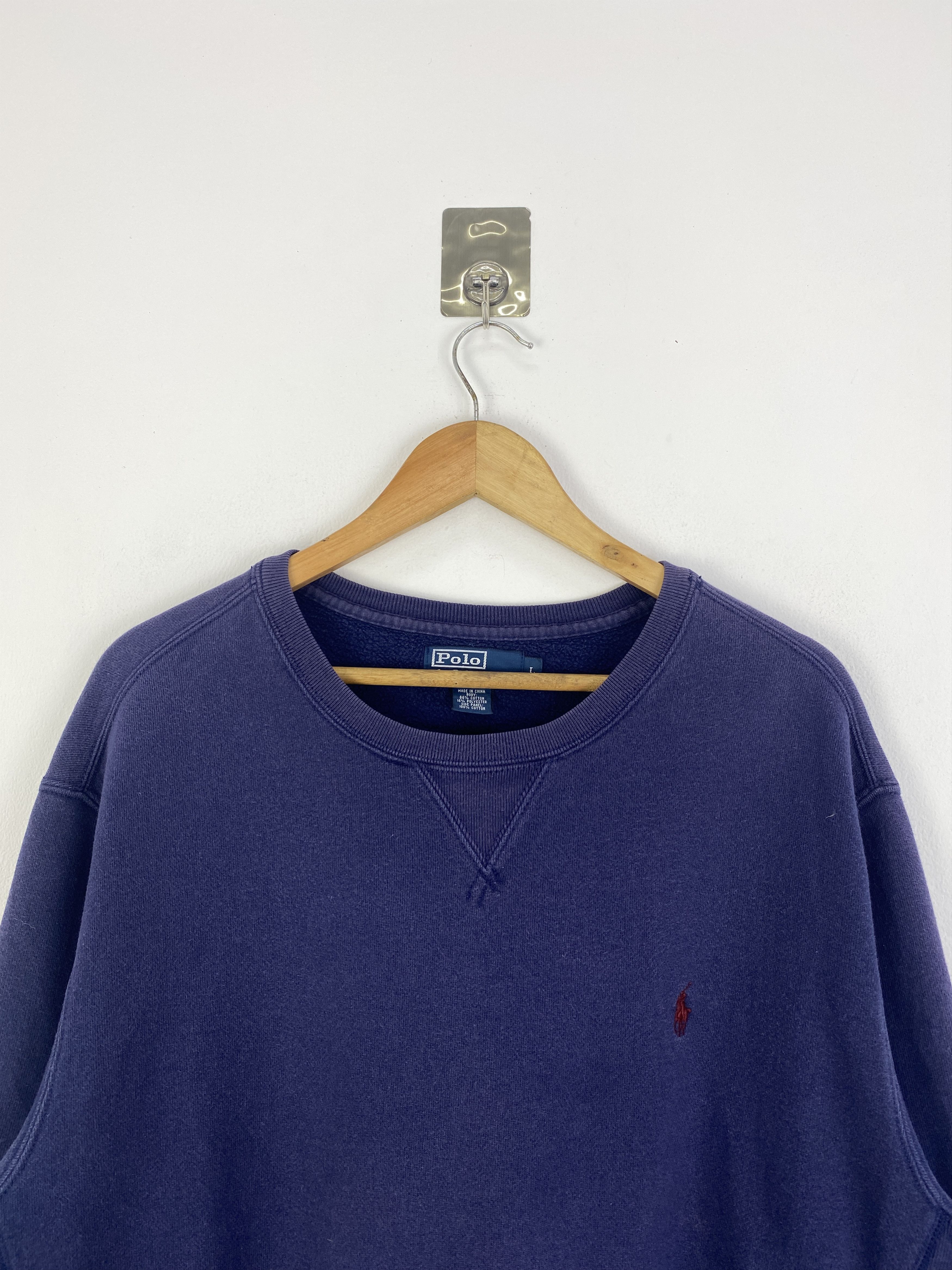 Polo Ralph Lauren × Vintage Vintage Sun Faded Polo Ralph Lauren Sweatshirt SH0004 Size US L / EU 52-54 / 3 - 2 Thumbnail