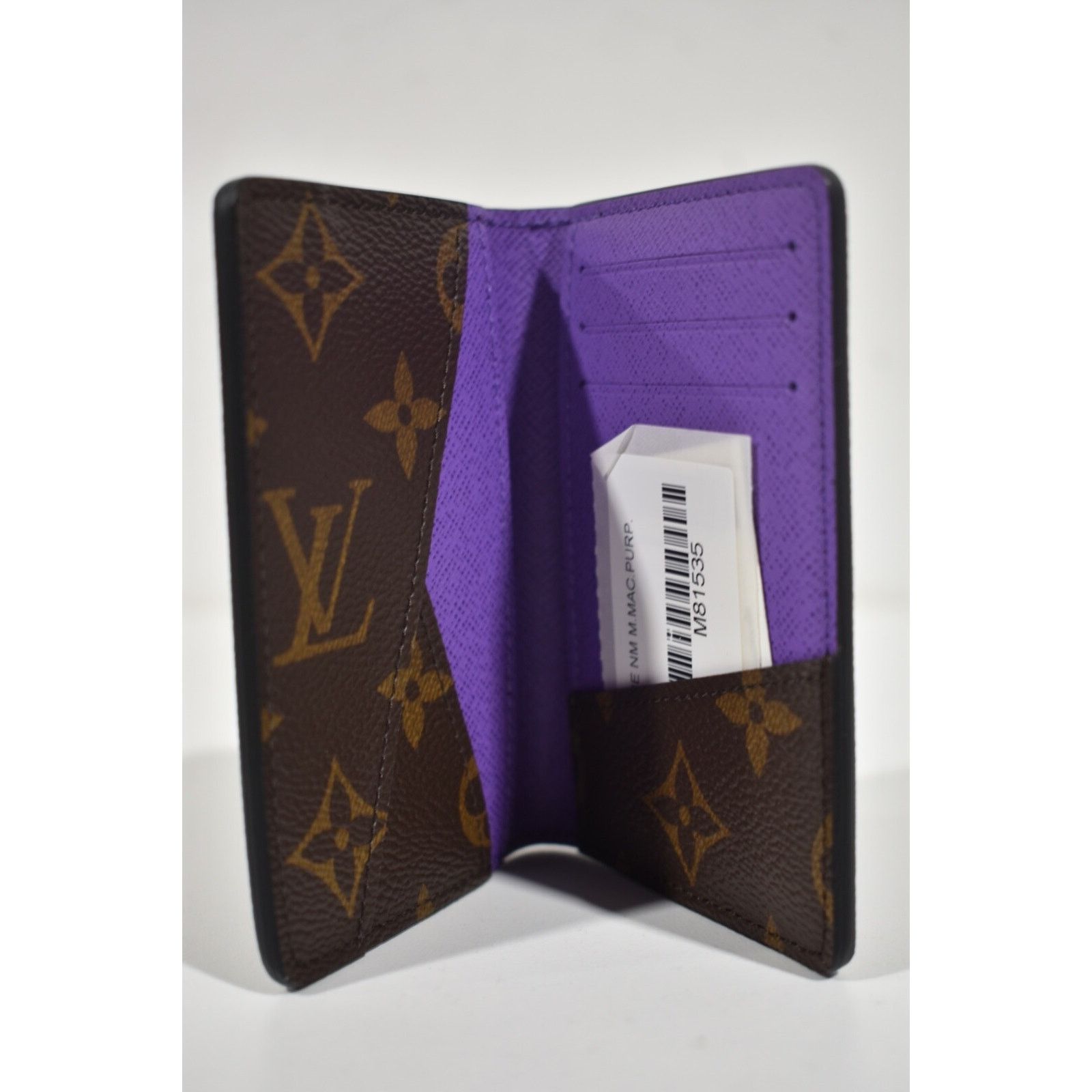 Louis Vuitton Louis Vuitton Monogram Macassar Logo Pocket Organizer Wallet Size ONE SIZE - 8 Thumbnail