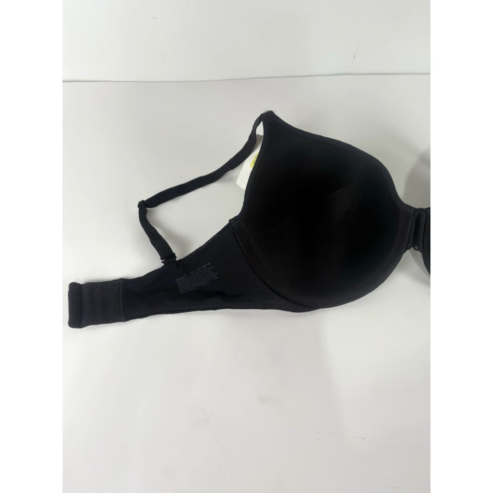 Hanes Hanes Lightly Padded T-Shirt Bra Womens 38DD Black Opaque Underwire Size ONE SIZE - 4 Thumbnail