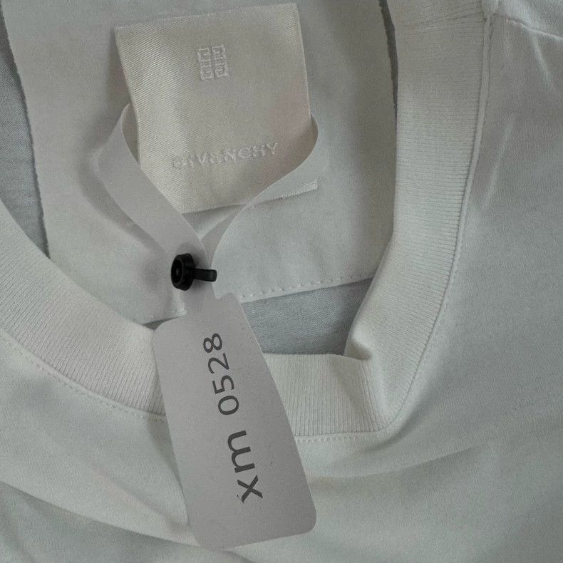 Givenchy Givenchy White Double Logo Short Sleeve 2505-Nextarrow Size US S / EU 44-46 / 1 - 2 Thumbnail