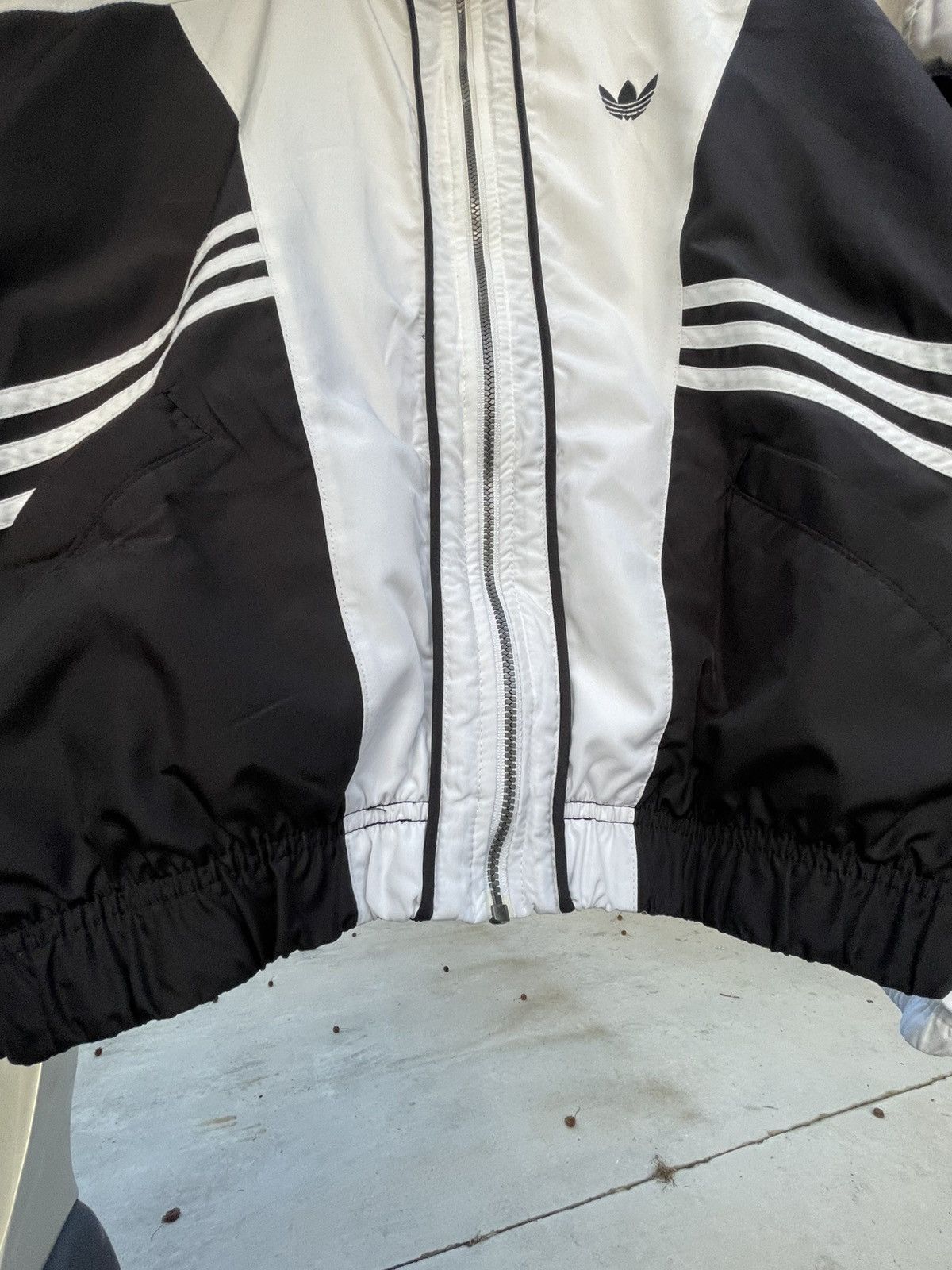 Adidas Vintage 90’s Adidas Windbreaker Jacket White Black Small Size US S / EU 44-46 / 1 - 6 Thumbnail
