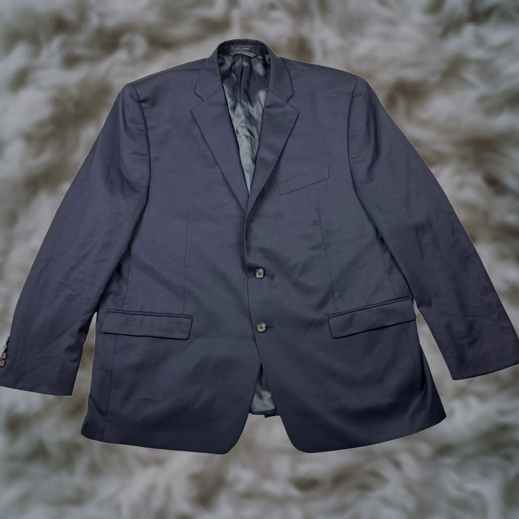 Ralph Lauren VINTAGE Ralph Lauren LRL Blazer Men 2-Button Wool Navy Blue 50R Notch Lapel 50R Mens Size 50R - 1 Thumbnail