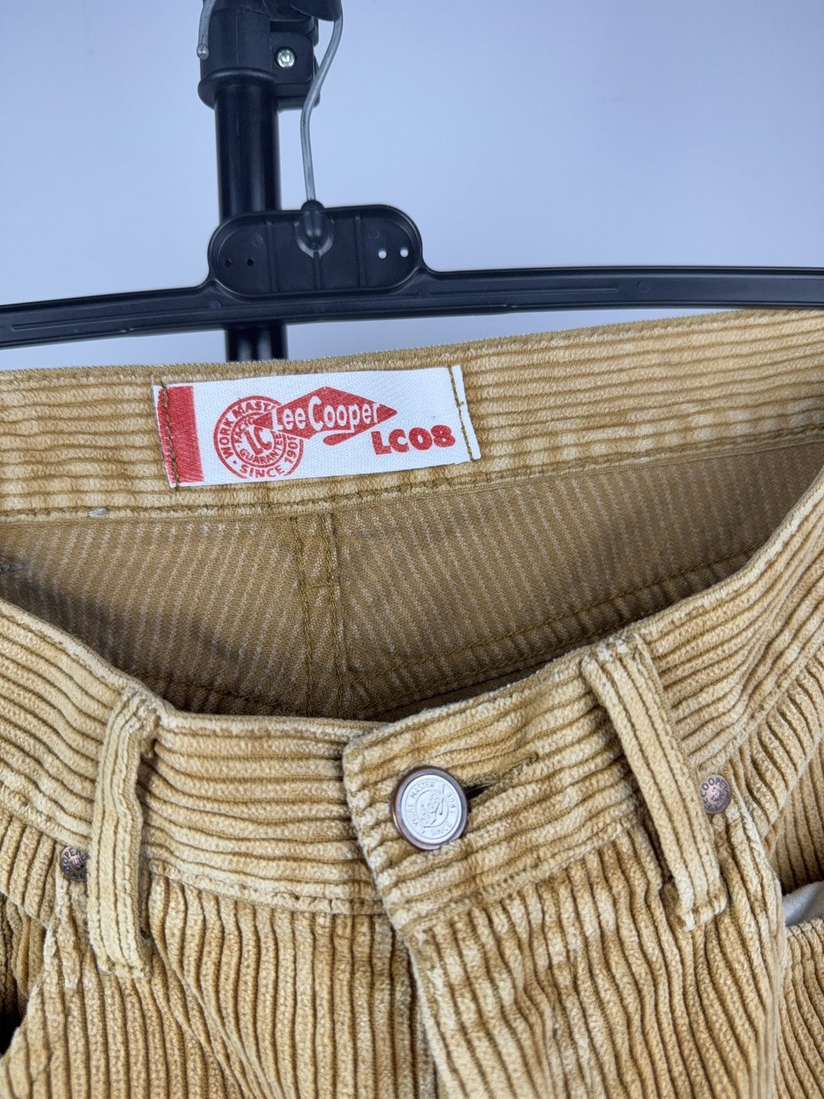 Lee Vintage 90s Retro Lee Cooper Corduroy Pants light Brown Size US 30 / EU 46 - 12 Thumbnail