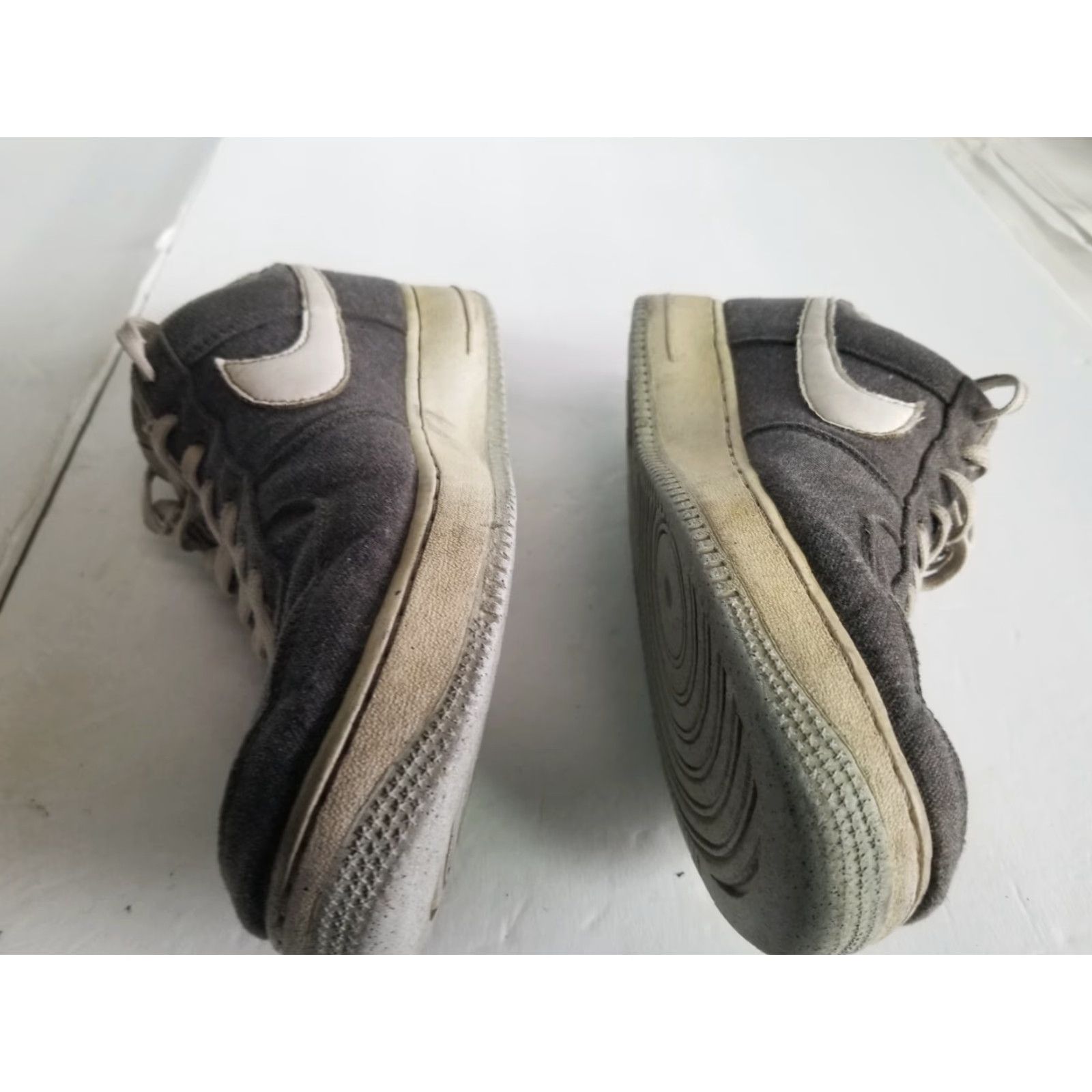 Nike Nike Air Force 1 Low Recycled Canvas Men 9.5 Iron Grey CN0866-002 Nike Air Force 1 Low Men Sneaker Gray Iron Grey Recycled Canvas 9.5 Mens Size US 10 / EU 43 - 7 Thumbnail