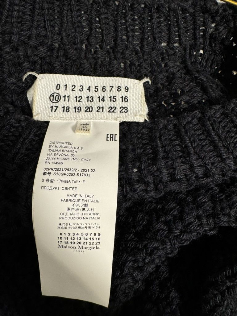 Maison Margiela Chunky Distressed Knit Size US L / EU 52-54 / 3 - 3 Thumbnail
