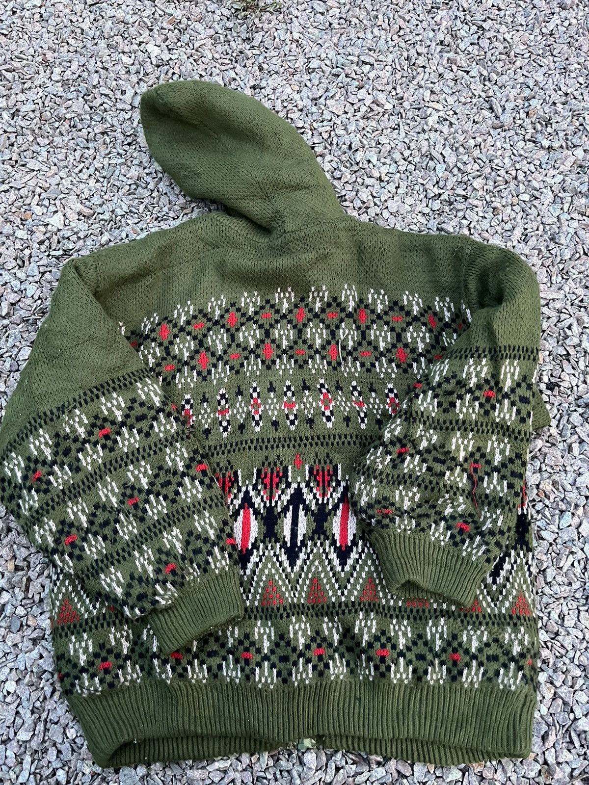Japanese Brand 🔥90s HEAVY KNITWEAR TRIBAL NAVAJO KAPITAL STYLE Size US L / EU 52-54 / 3 - 8 Thumbnail