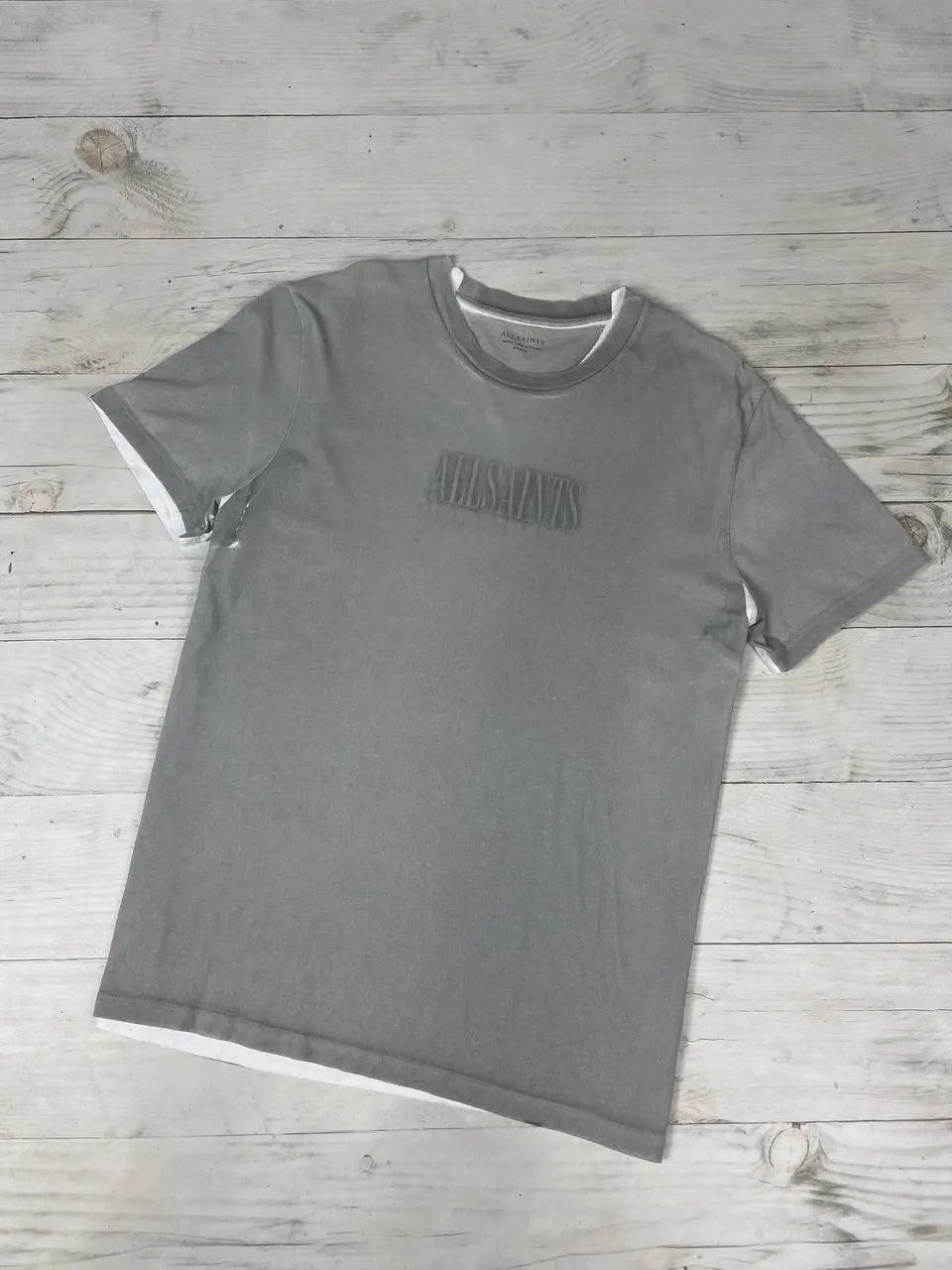 Allsaints Allsaints Highway Crew T-Shirt Big Logo Relaxed Fit Size US M / EU 48-50 / 2 - 1 Thumbnail