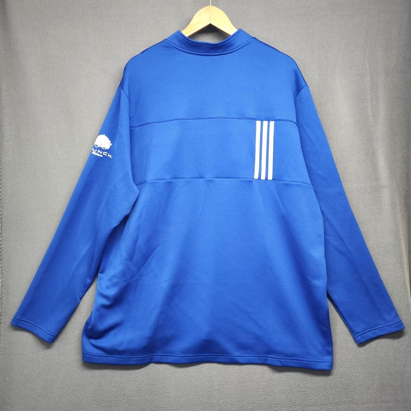 Adidas Adidas Launch1 ProForma 1/4 Zip Pullover Mens 3XL Blue Quarter Zip Athletic Big & Tall Men Casual Size US XXL / EU 58 / 5 - 2 Thumbnail