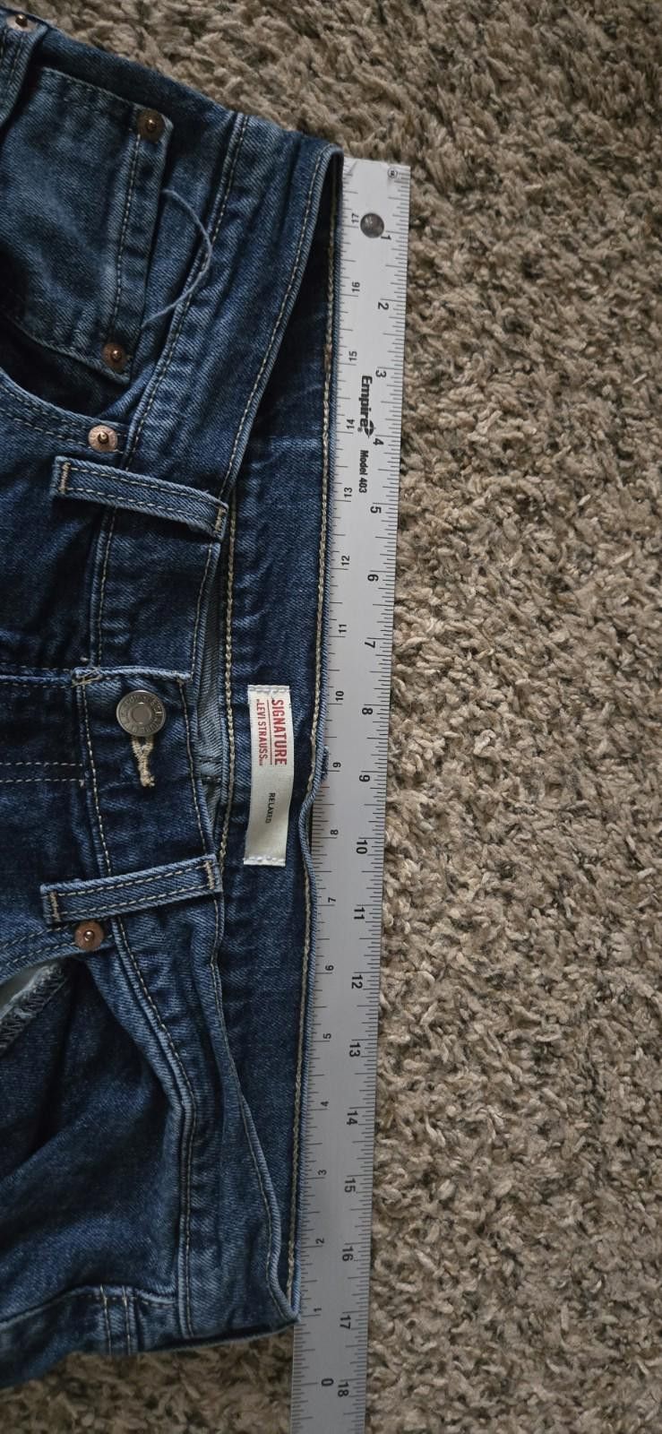 Levi's Levi Straus Signature Relaxed Blue Jeans Pants 32x30 Wash Size US 32 / EU 48 - 11 Thumbnail