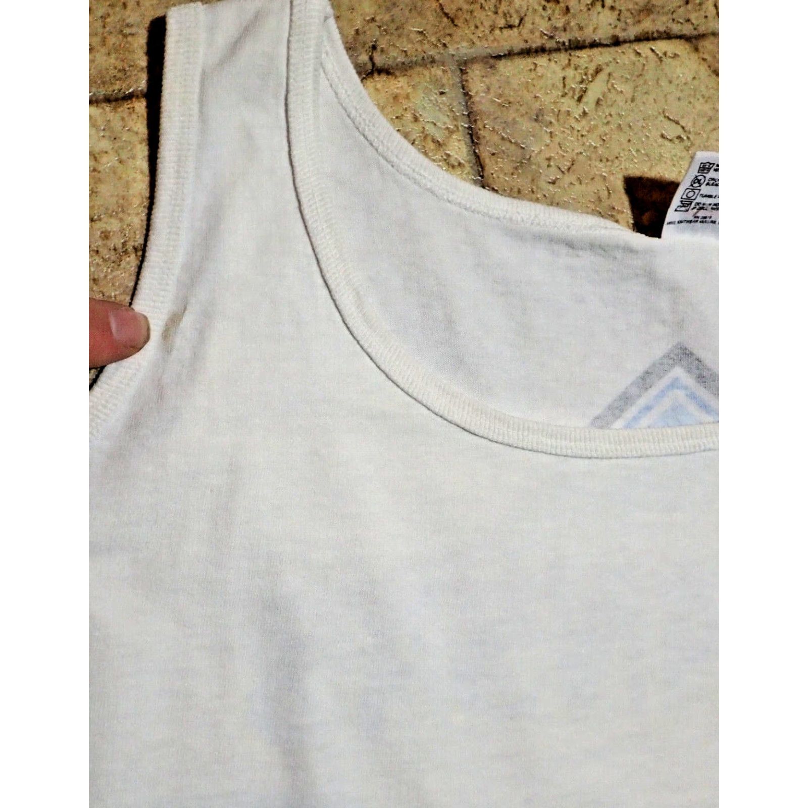 Anvil VINTAGE Arkansas State Police Womens Sleeveless T-Shirt Adult Large White Funny Car Drag Racing 80s 90s USA Size L / US 10 / IT 46 - 6 Thumbnail