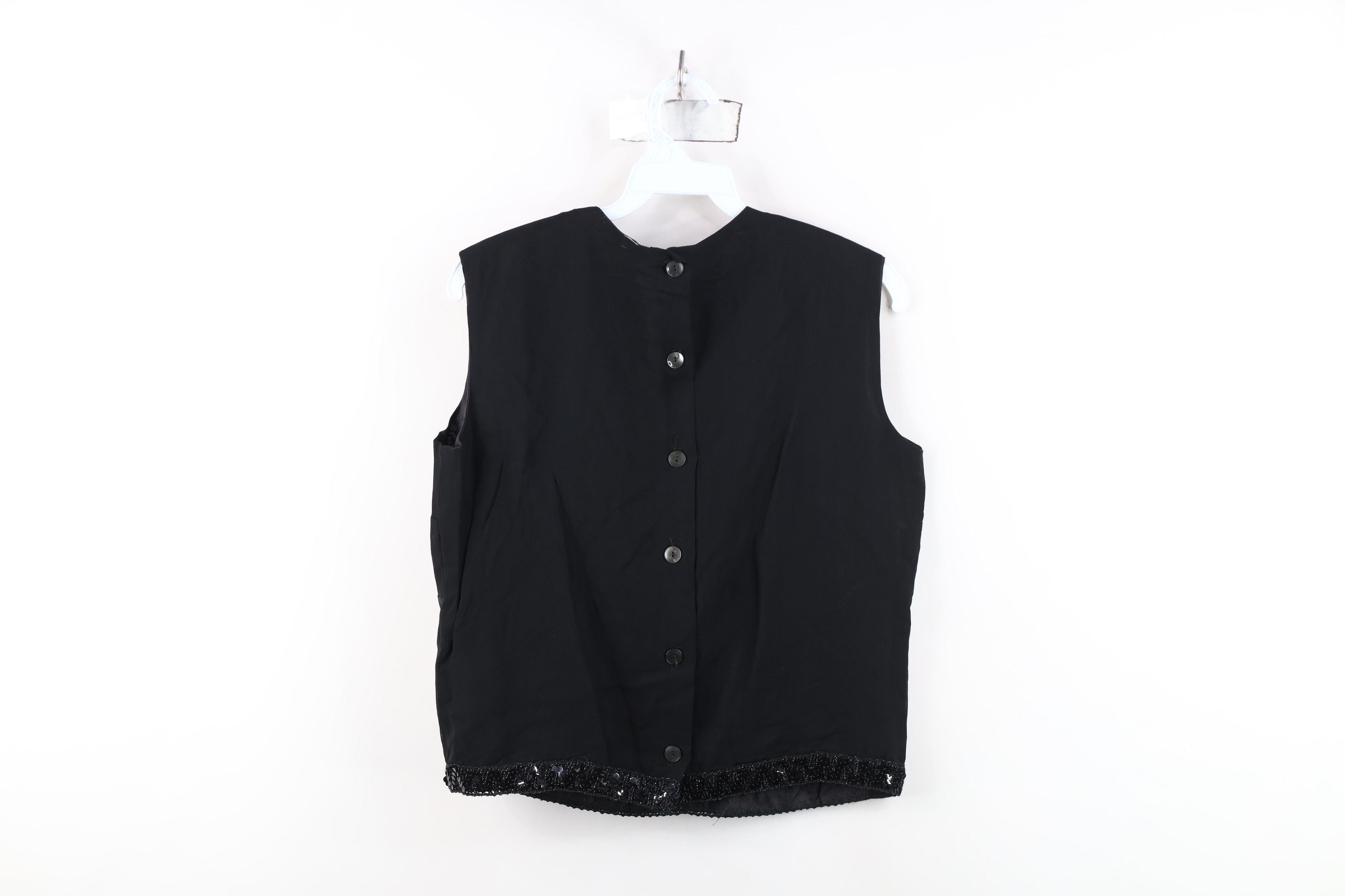Vintage Vintage 80s 90s Streetwear Gabardine Sequin Button Shirt Size M / US 6-8 / IT 42-44 - 12 Thumbnail