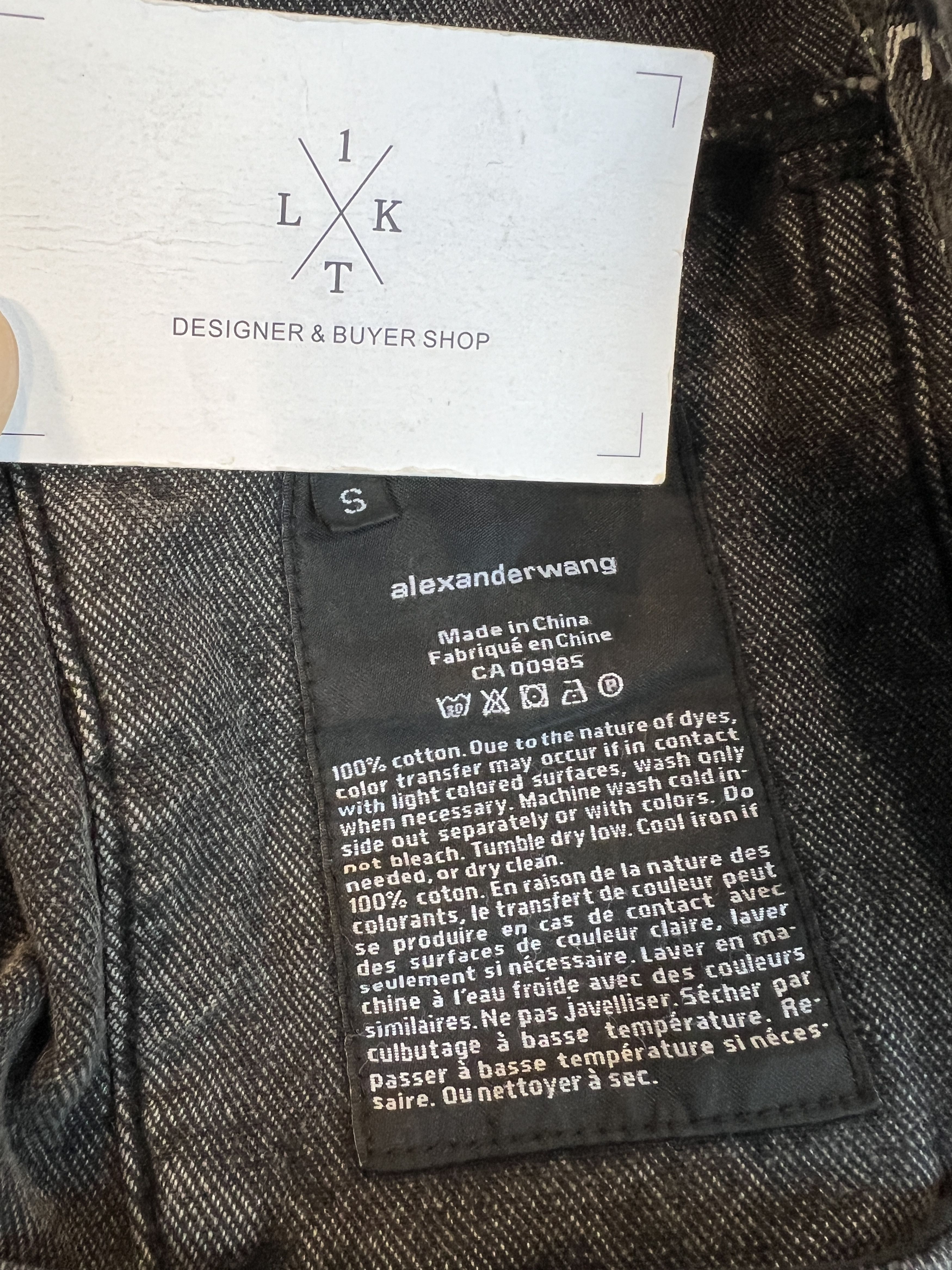 Alexander Wang Alexander King denim jacket （ covered in logos) Size US S / EU 44-46 / 1 - 15 Thumbnail
